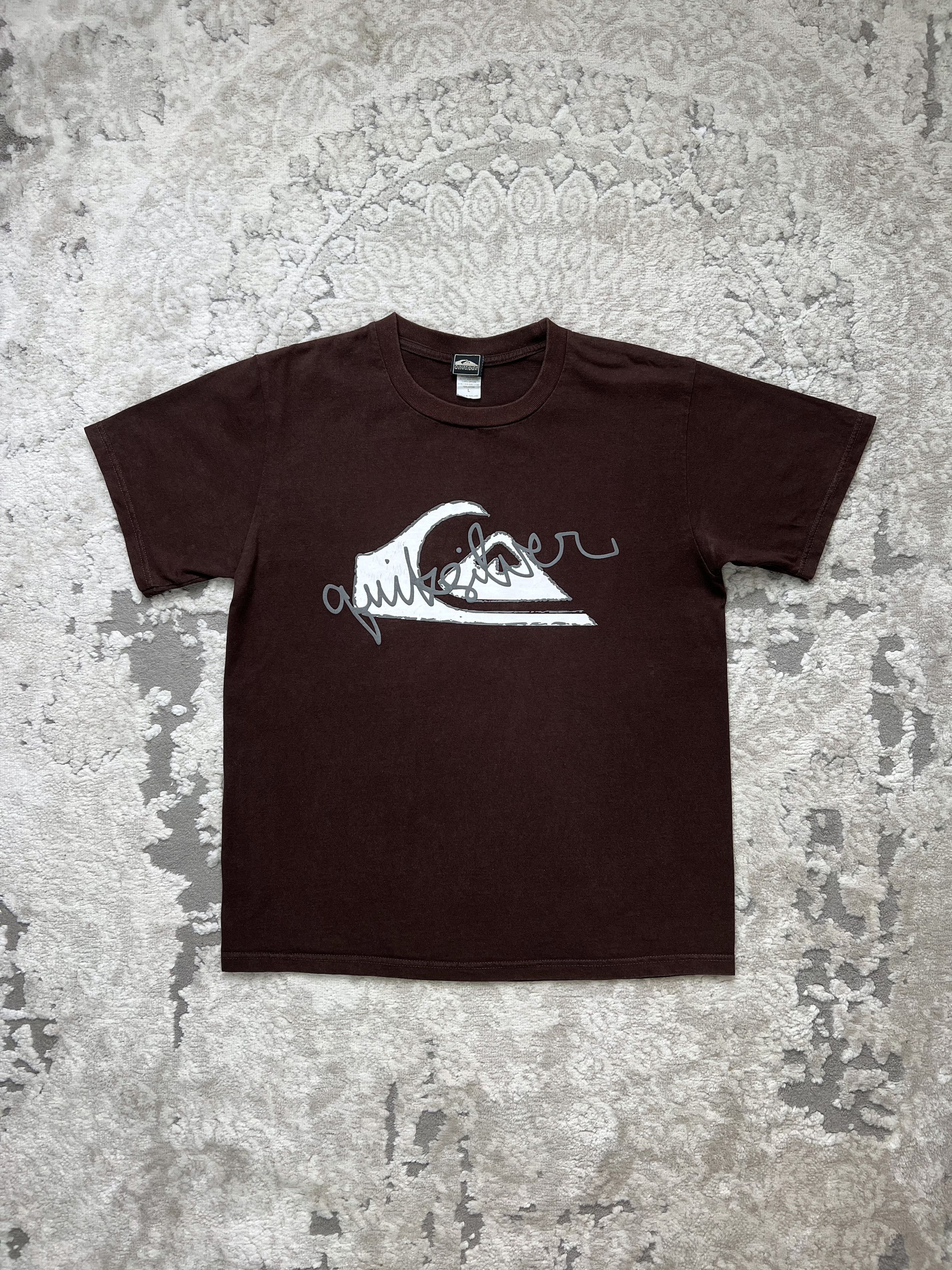 Quiksilver Vintage Quiksilver T-Shirt Big Front Back Logos Size US M / EU 48-50 / 2 - 1 Thumbnail