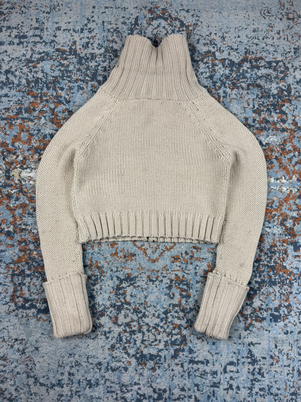 Japanese Brand × Vintage Vintage y2k Qued london crazy bondage cropped sweater knit Size L / US 10 / IT 46 - 2 Thumbnail
