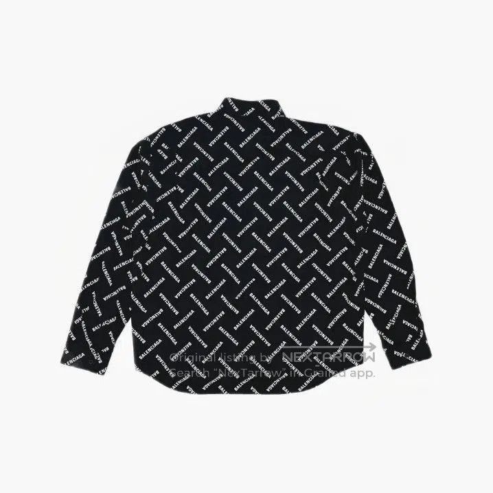 Balenciaga Balenciaga Black Print Long Sleeve Shirt. Size US M / EU 48-50 / 2 - 3 Thumbnail