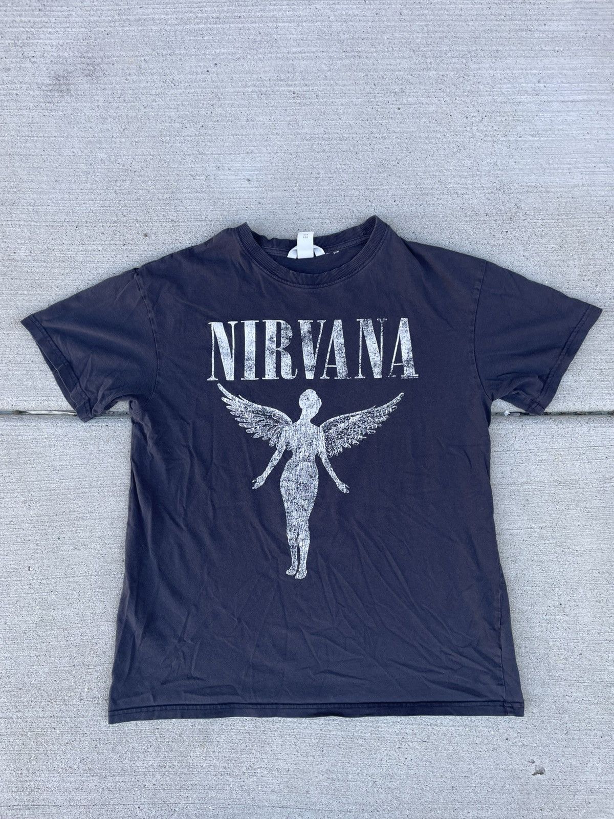 Nirvana 90s Style Vintage Nirvana Tee Size US M / EU 48-50 / 2 - 1 Thumbnail