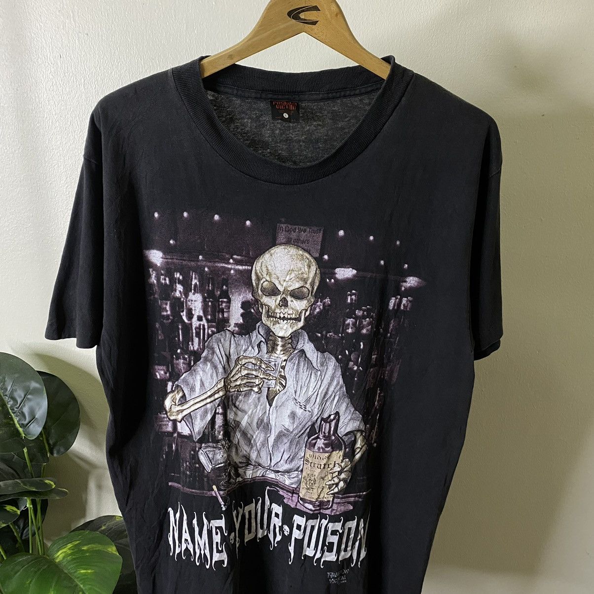 Fashion Victim × Vintage 1990s Fashion Victim Name Your Poison Travis Scott Style T Size US L / EU 52-54 / 3 - 2 Thumbnail