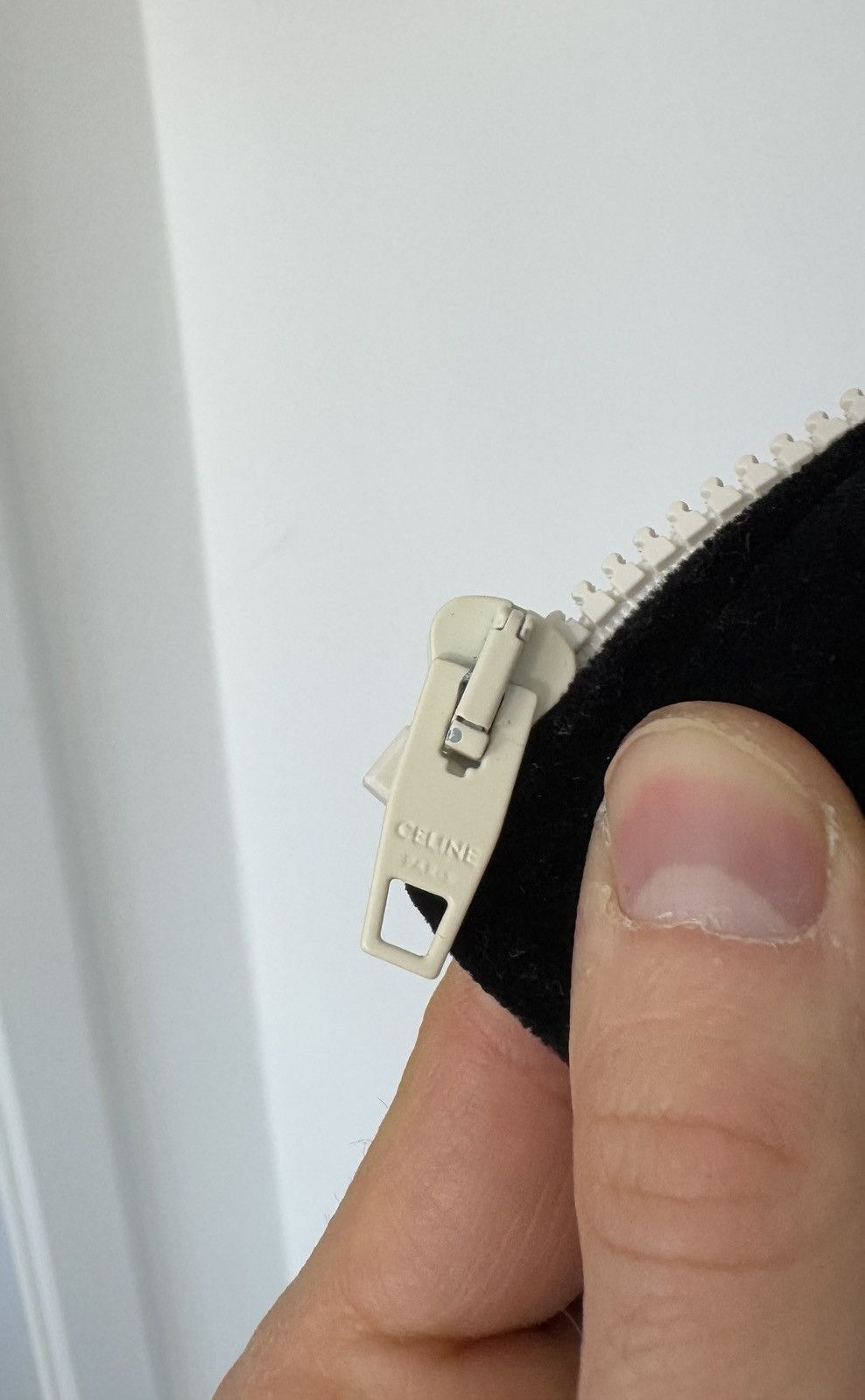 Celine Celine Track Jacket Velour Zip Up Black Designer Sweatshirt Size US M / EU 48-50 / 2 - 11 Thumbnail