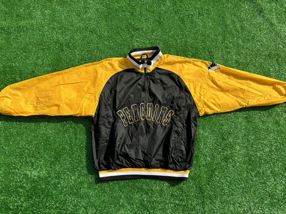 Chalk Line × NFL × Vintage Vintage Pittsburgh Penguins Windbreaker Size US L / EU 52-54 / 3 - 1 Thumbnail