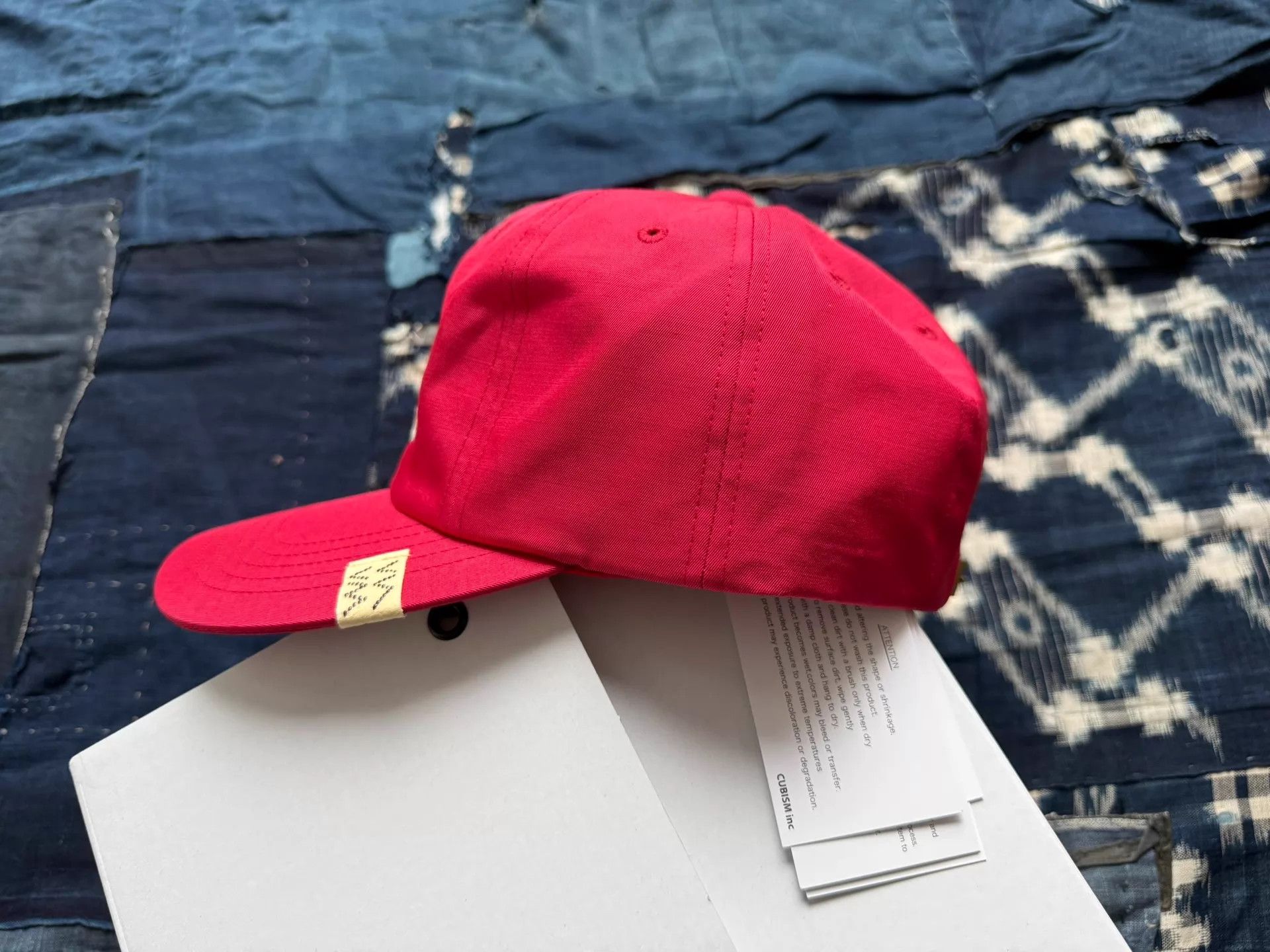 Visvim VISVIM 26SS EXCELSIOR II CAP Embroidered Red Size ONE SIZE - 2 Thumbnail