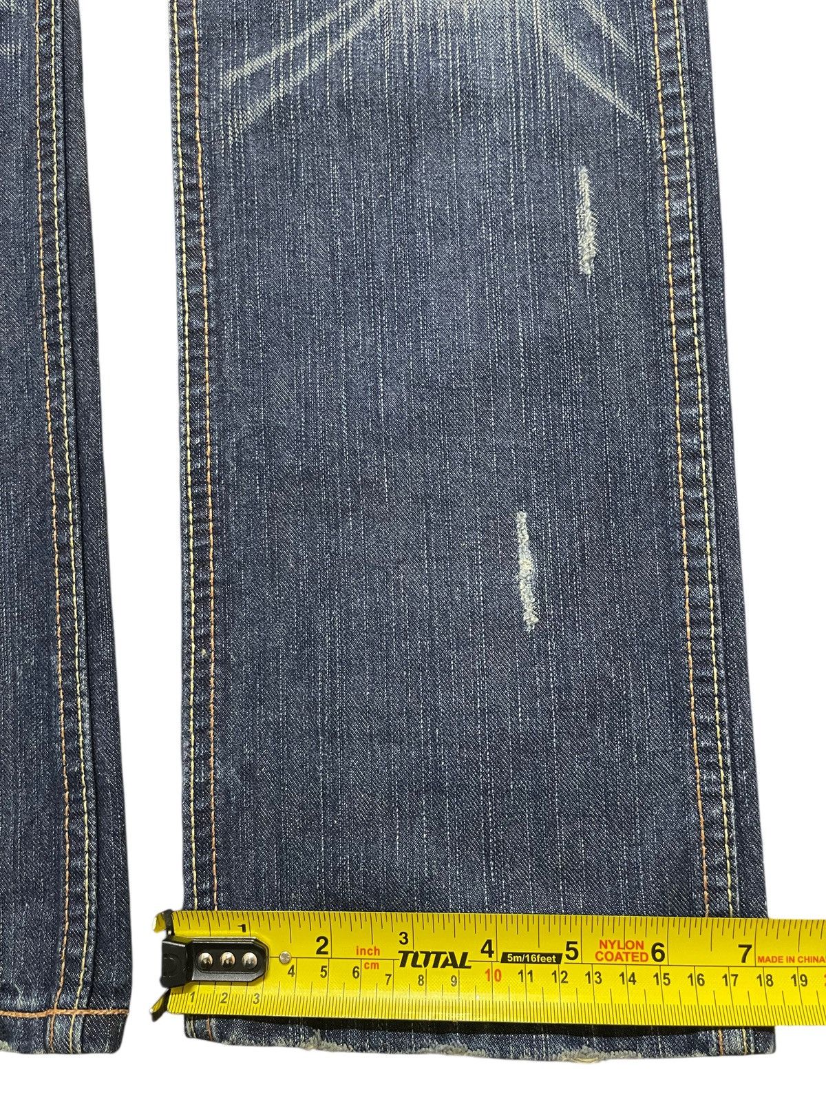 If Six Was Nine Vintange Liberto Mud Wash Faded Clawmark Distress Style Jean Size US 30 / EU 46 - 16 Thumbnail