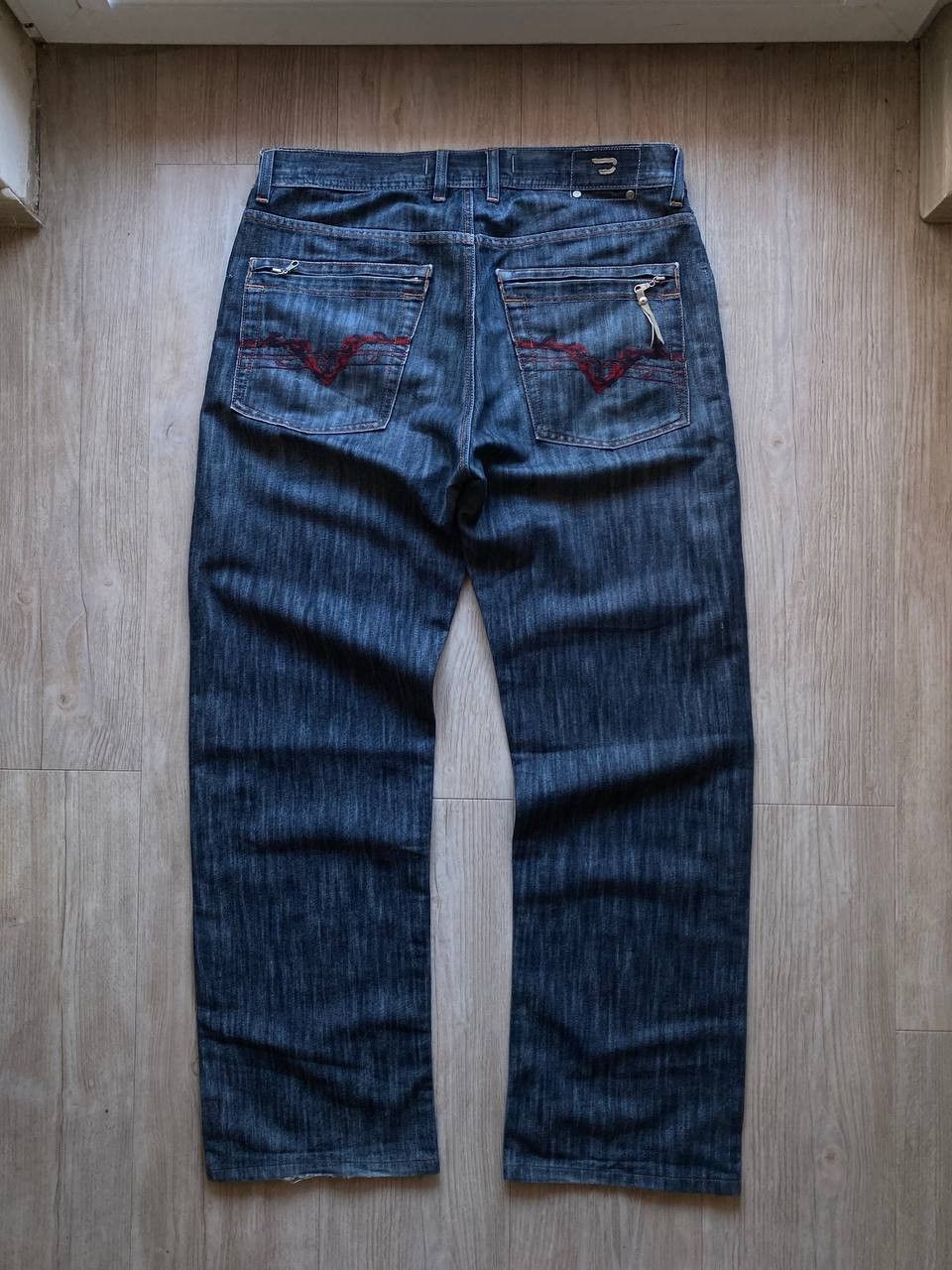 Diesel × Japanese Brand Rare Diesel distressed Jeans Vintage Y2K Baggy Fit Size US 34 / EU 50 - 1 Thumbnail