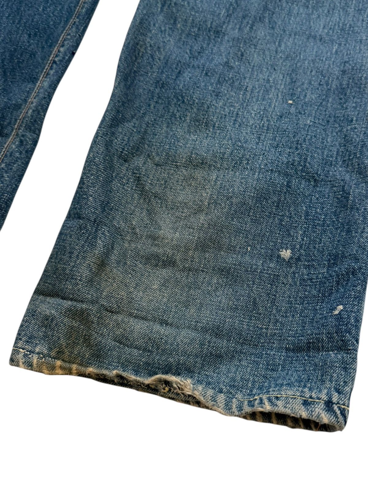 Levi's RARE OG 1960’s Big E Levi’s 501 Oil Splash Selvedge Denim Size US 38 / EU 54 - 16 Thumbnail