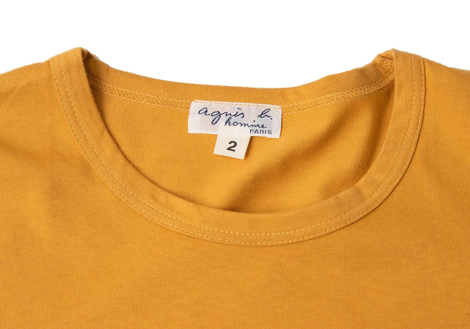 agnes b. Sports Logo Print Long Sleeve T-Shirt in Yellow Size US M / EU 48-50 / 2 - 3 Thumbnail