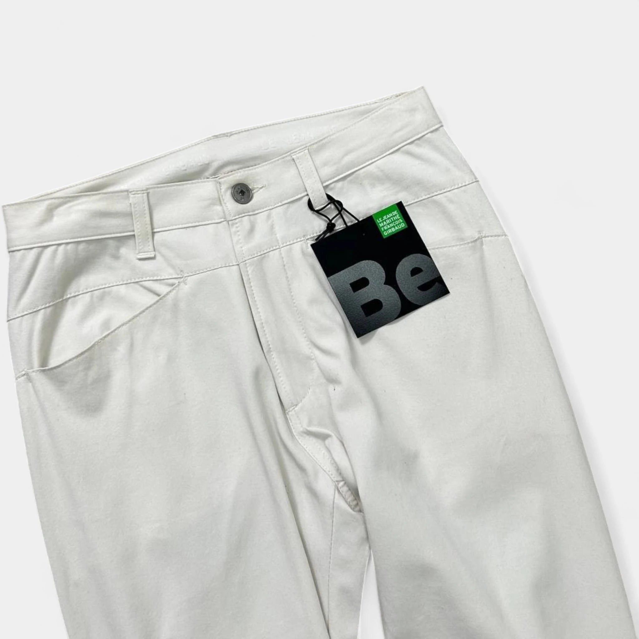 Marithe + Francois Girbaud Marithé + François Girbaud White Nylon Flared Pants Size 27" / US 4 / IT 40 - 2 Thumbnail