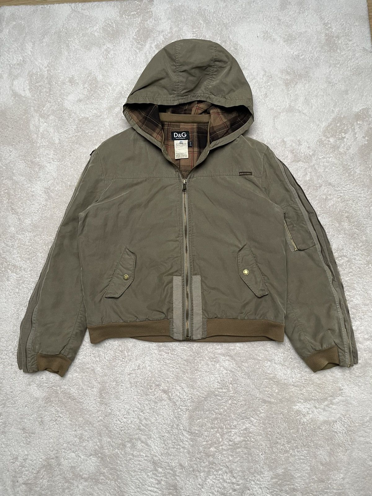 Dolce & Gabbana F/W 2003 D&G Zippered Arms Work Jacket Size US XXL / EU 58 / 5 - 2 Thumbnail