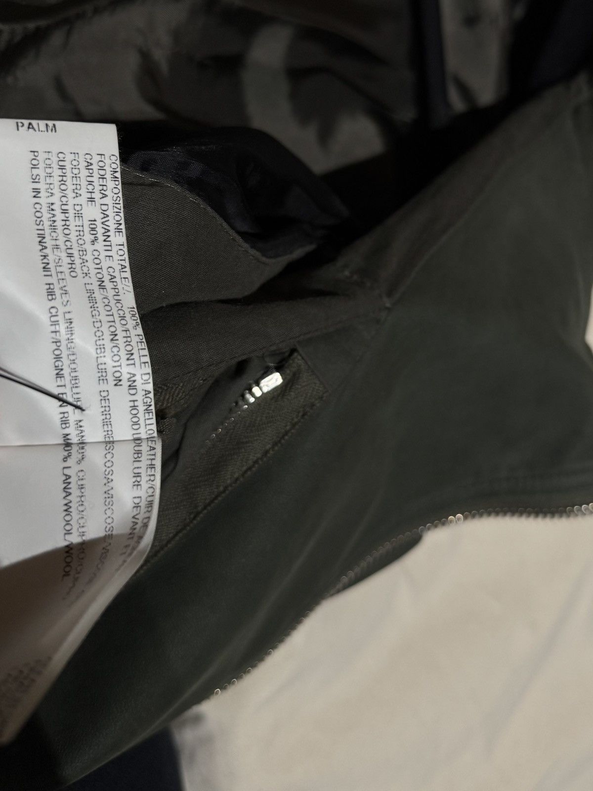 Rick Owens BULLET ASYMMETRICAL LAMBSKIN LEATHER HOODED JACKET BIKER Size US L / EU 52-54 / 3 - 6 Thumbnail