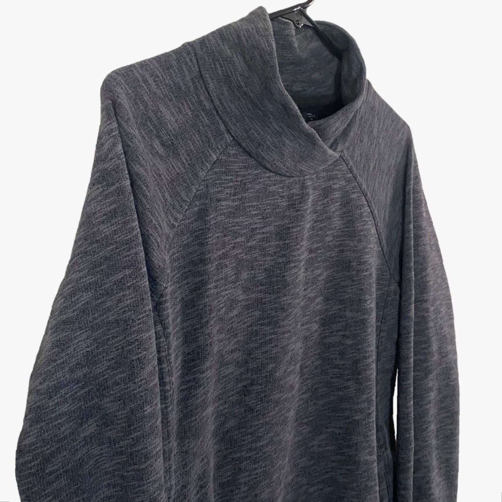 Prana prAna Tunic Women's Small Long-Sleeve Cowl-Neck Pullover Gray Size S / US 4 / IT 40 - 4 Thumbnail