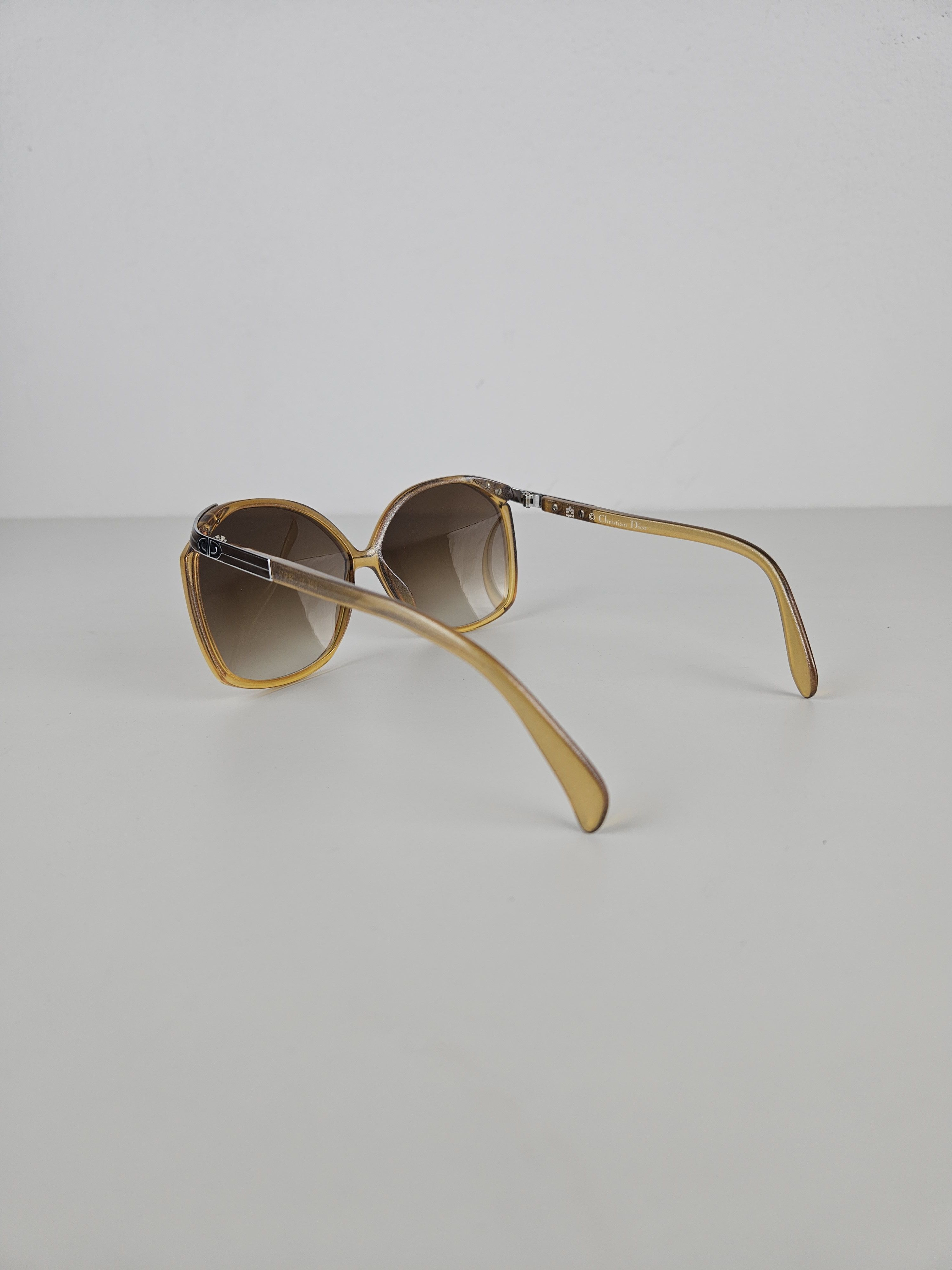 Dior Vintage 80s Dior 2104 31 oversized sunglasses Size ONE SIZE - 3 Thumbnail