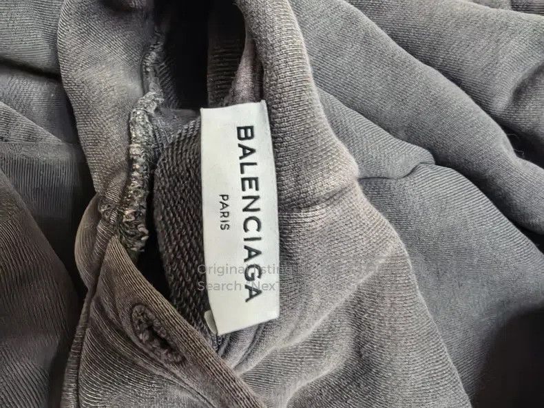 Balenciaga Balenciaga Black Hooded Sweatshirt Size US M / EU 48-50 / 2 - 2 Thumbnail