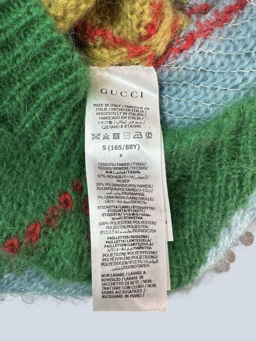 Gucci Gucci long sweater in mohair blend with diamond and sequin Size S / US 4 / IT 40 - 6 Thumbnail