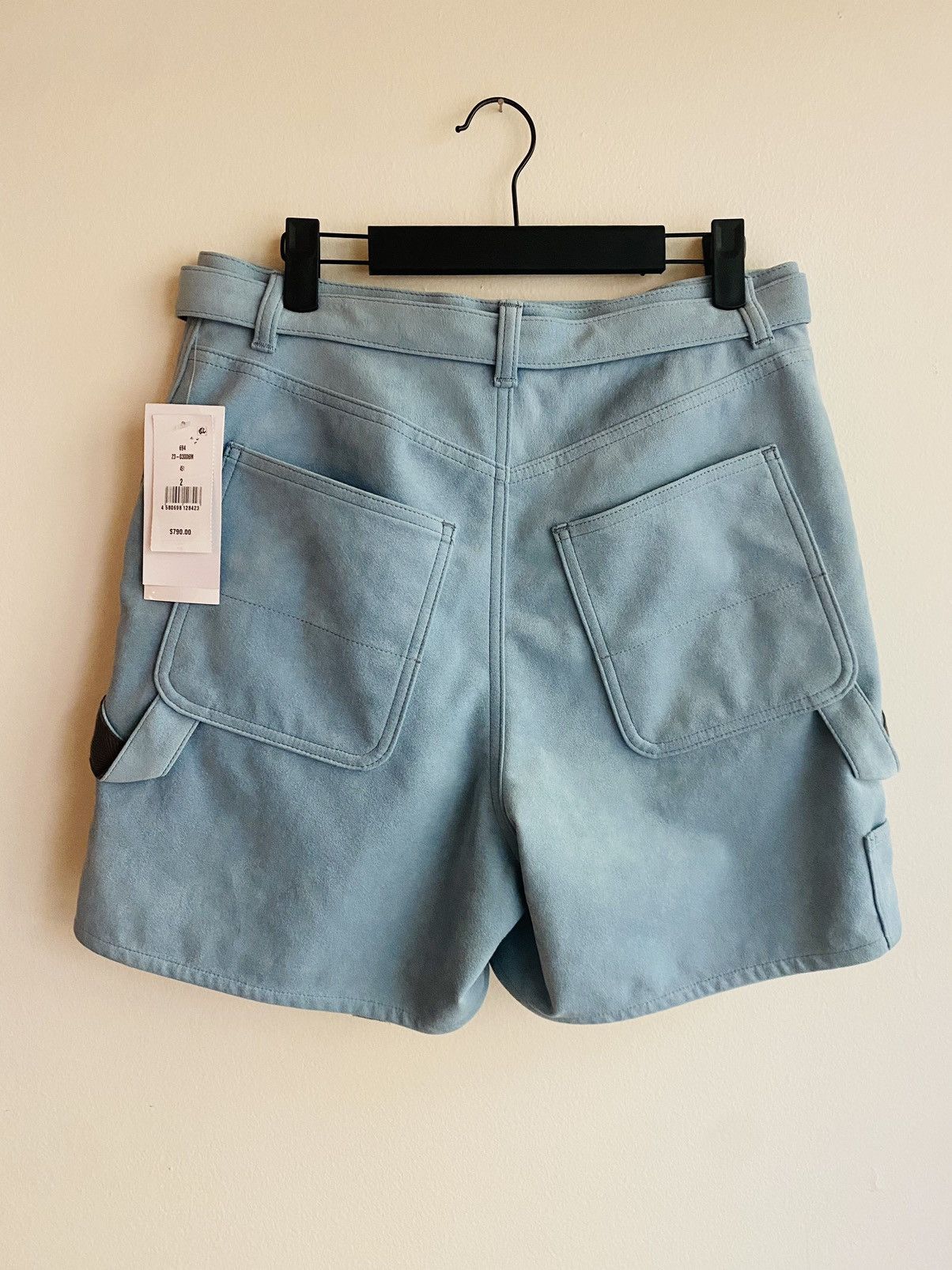 Sacai New Runway Sacai belted Faux suede shorts sz 2 medium Size US 30 / EU 46 - 4 Thumbnail