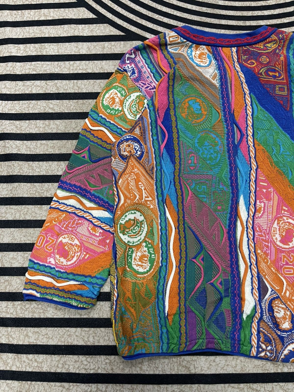 Coogi ❌RARE❌ VINTAGE COOGI KNITWEAR MULTICOLOUR 3D BIGGIE Size US S / EU 44-46 / 1 - 13 Thumbnail