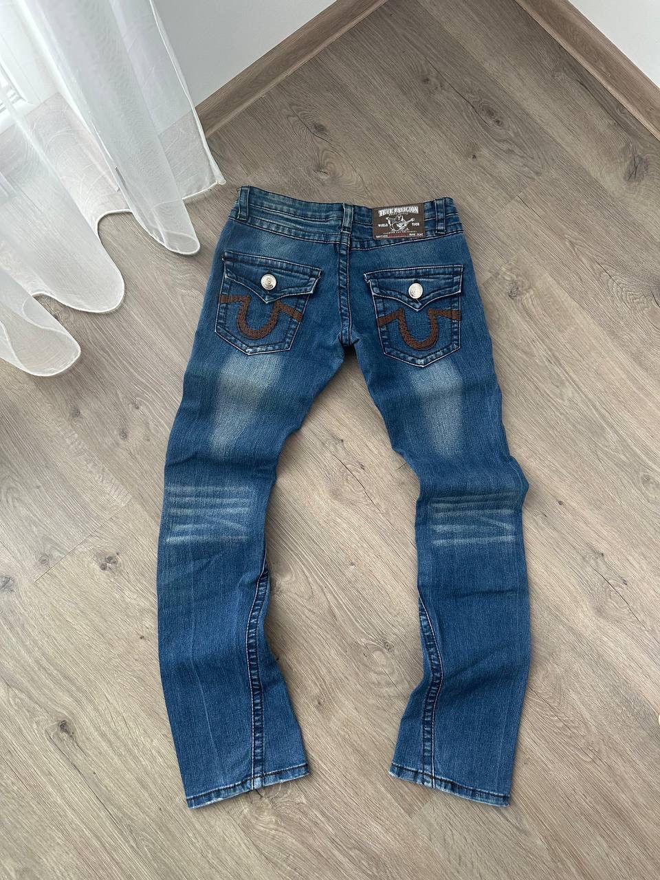 True Religion × Vintage Vintage True Religion Denim W’s Big Logo Pants Size US 29 - 2 Thumbnail