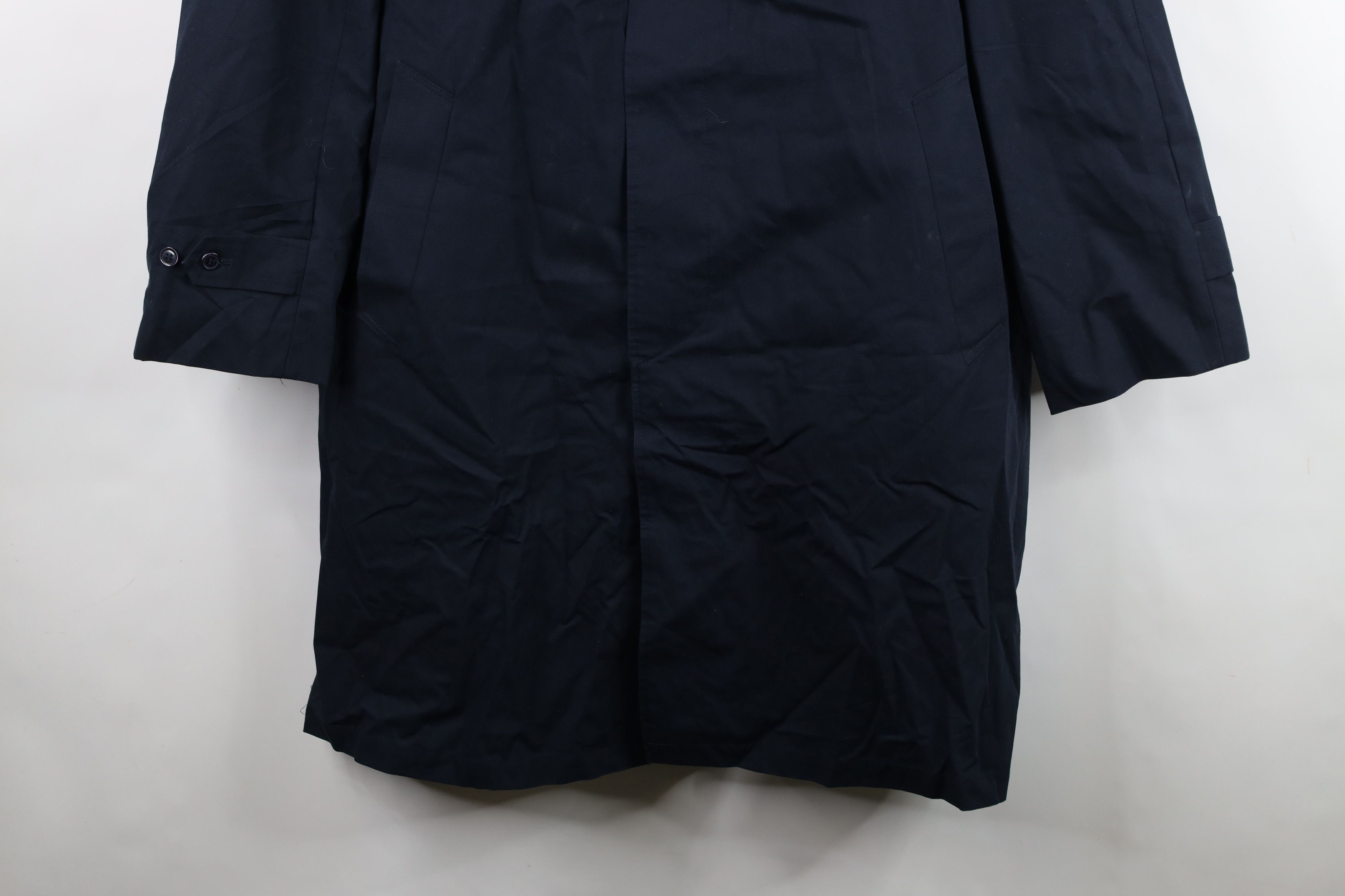 Vintage Vintage 70s Streetwear Lined Trench Coat Rain Jacket Blue Size US XXL / EU 58 / 5 - 3 Thumbnail