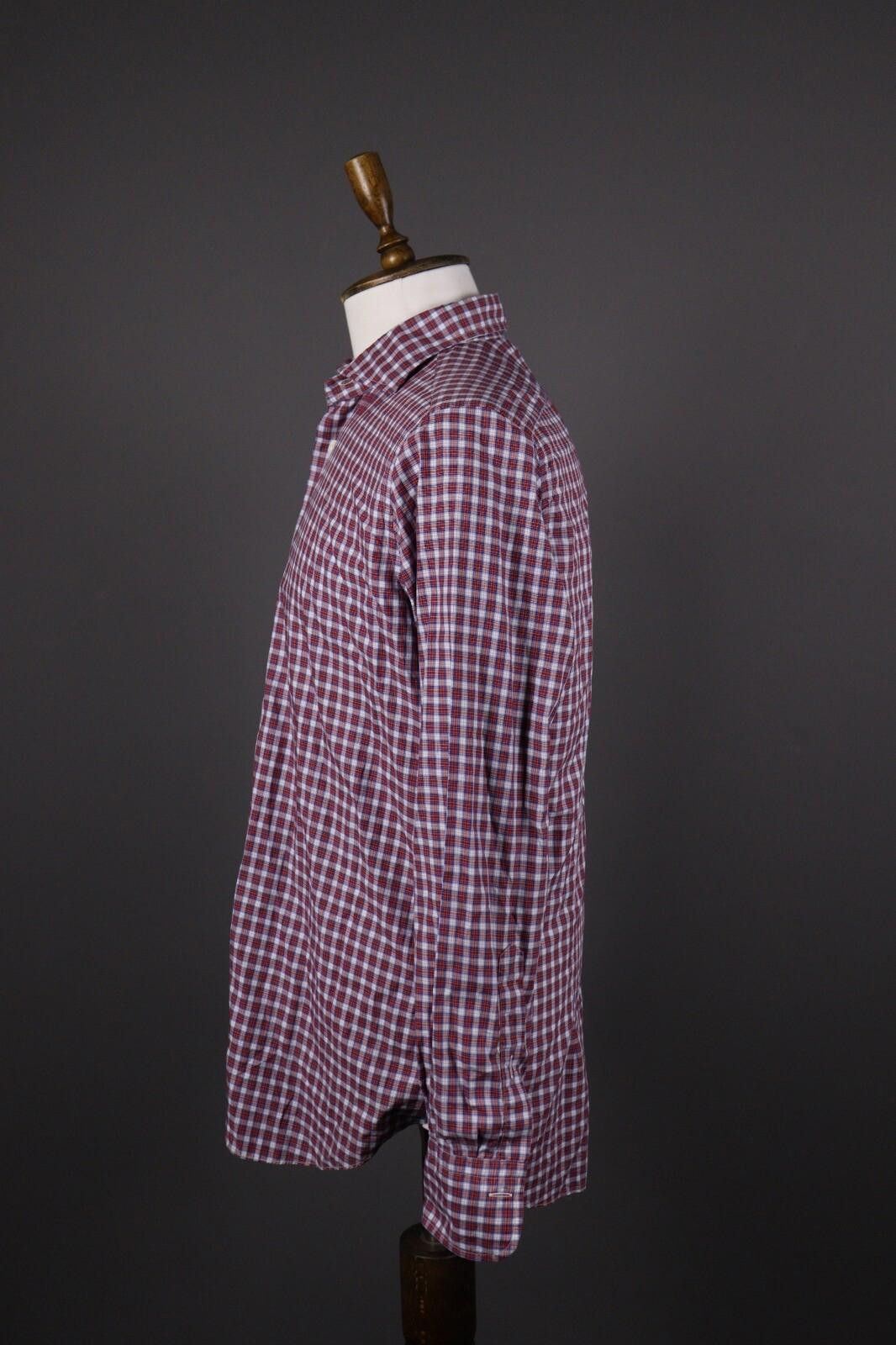Mazzarelli Mazzarelli Green Stone Check Button Down Shirt Size 42 / 16 Size US M / EU 48-50 / 2 - 5 Thumbnail