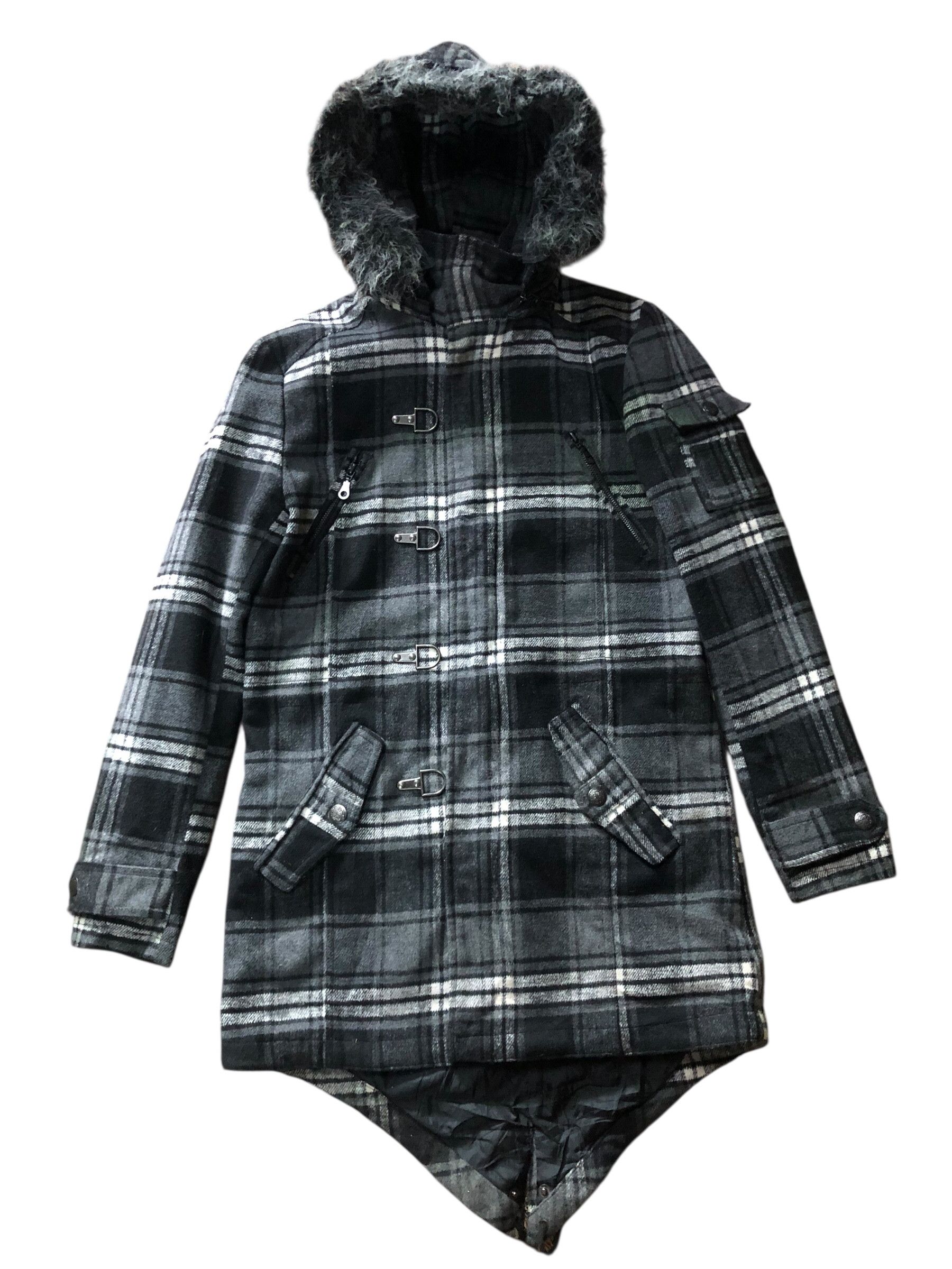 In The Attic In the attic check plaid punk Fishtail hooded parkas j Size US M / EU 48-50 / 2 - 1 Thumbnail
