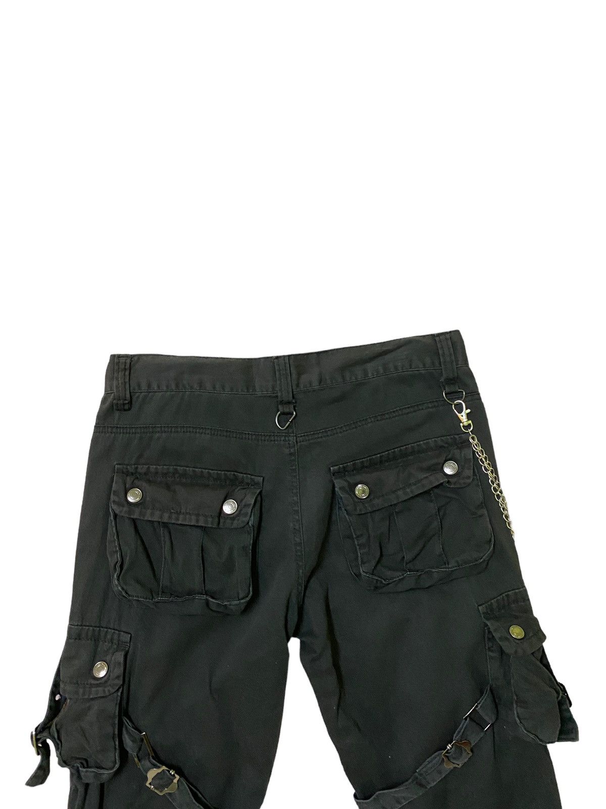 LOWBOX Rare LowBox Bondage Multipocket Punk Revolution Pants Size US 29 - 11 Thumbnail