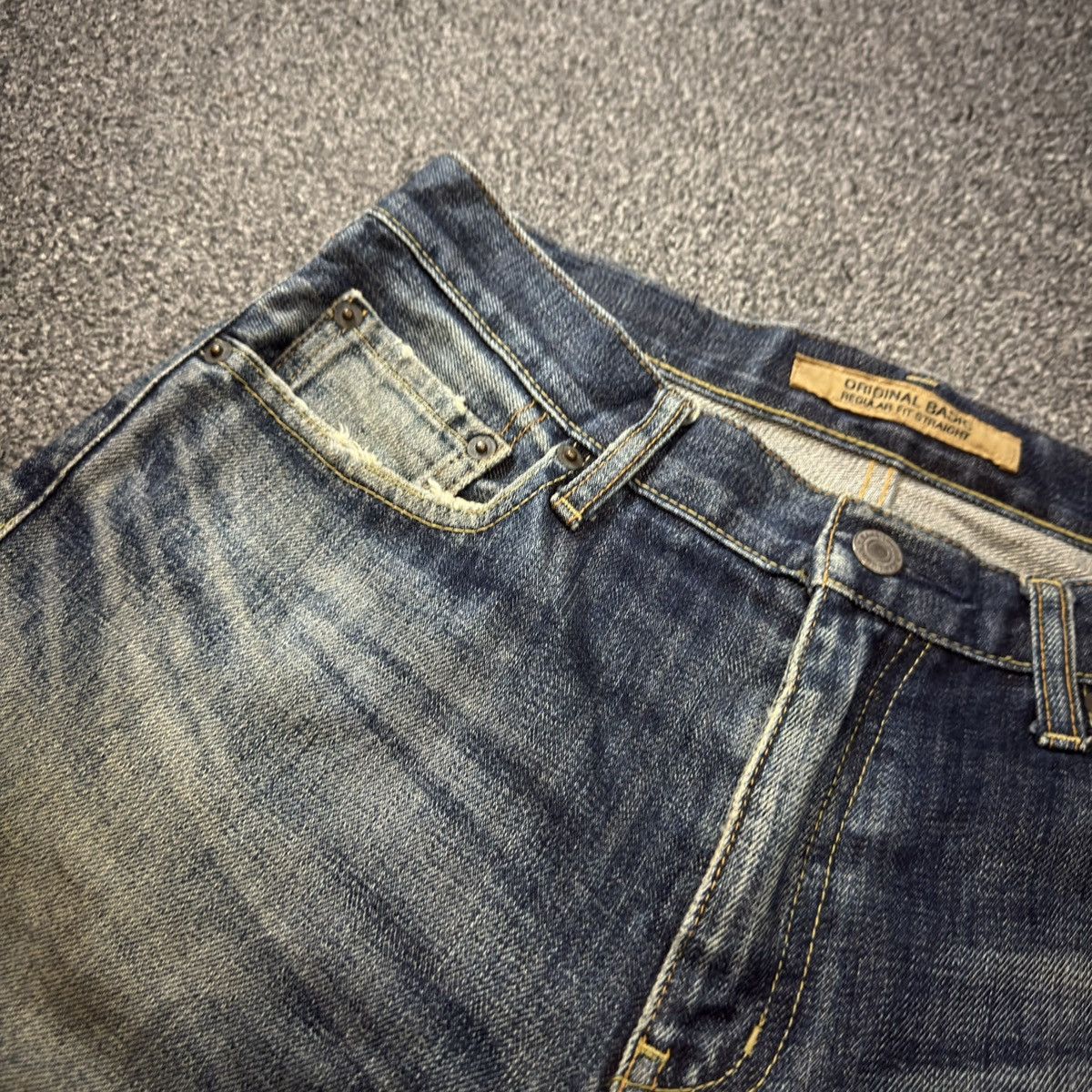 Undercover × Uniqlo 🔥🇯🇵 Vintage Japanese Uniqlo S002 Faded Jeans Denim Size US 31 - 10 Thumbnail