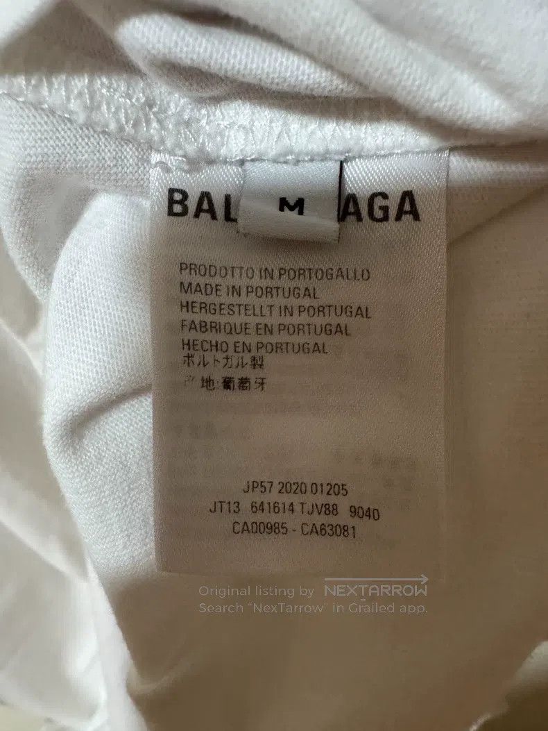 Balenciaga Balenciaga Warning sign printed T-shirt, short-sleeve Size US M / EU 48-50 / 2 - 5 Thumbnail