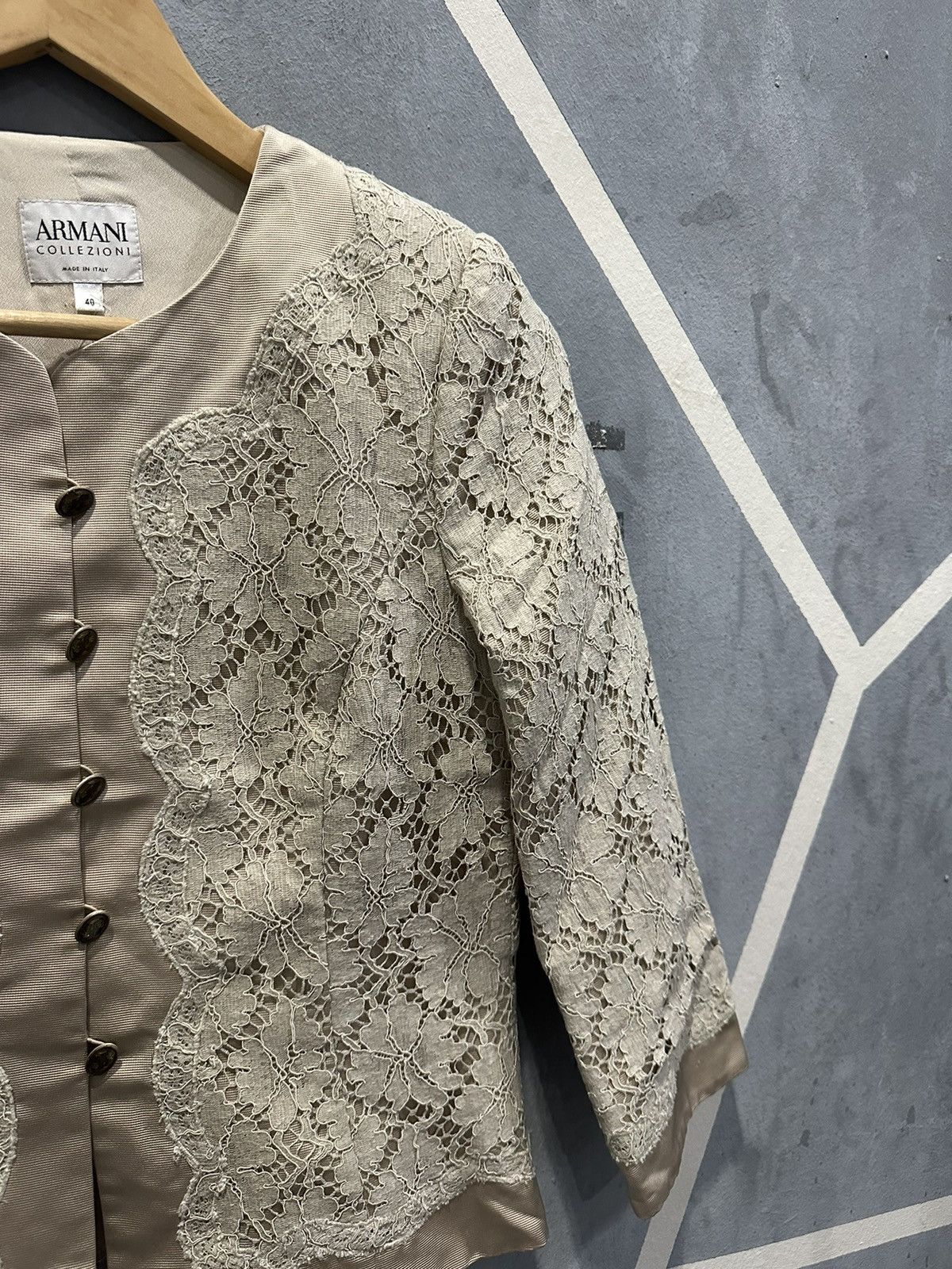 Armani Collezioni × Giorgio Armani Armani Collezioni Blouse Made In Italy Size S / US 4 / IT 40 - 4 Thumbnail