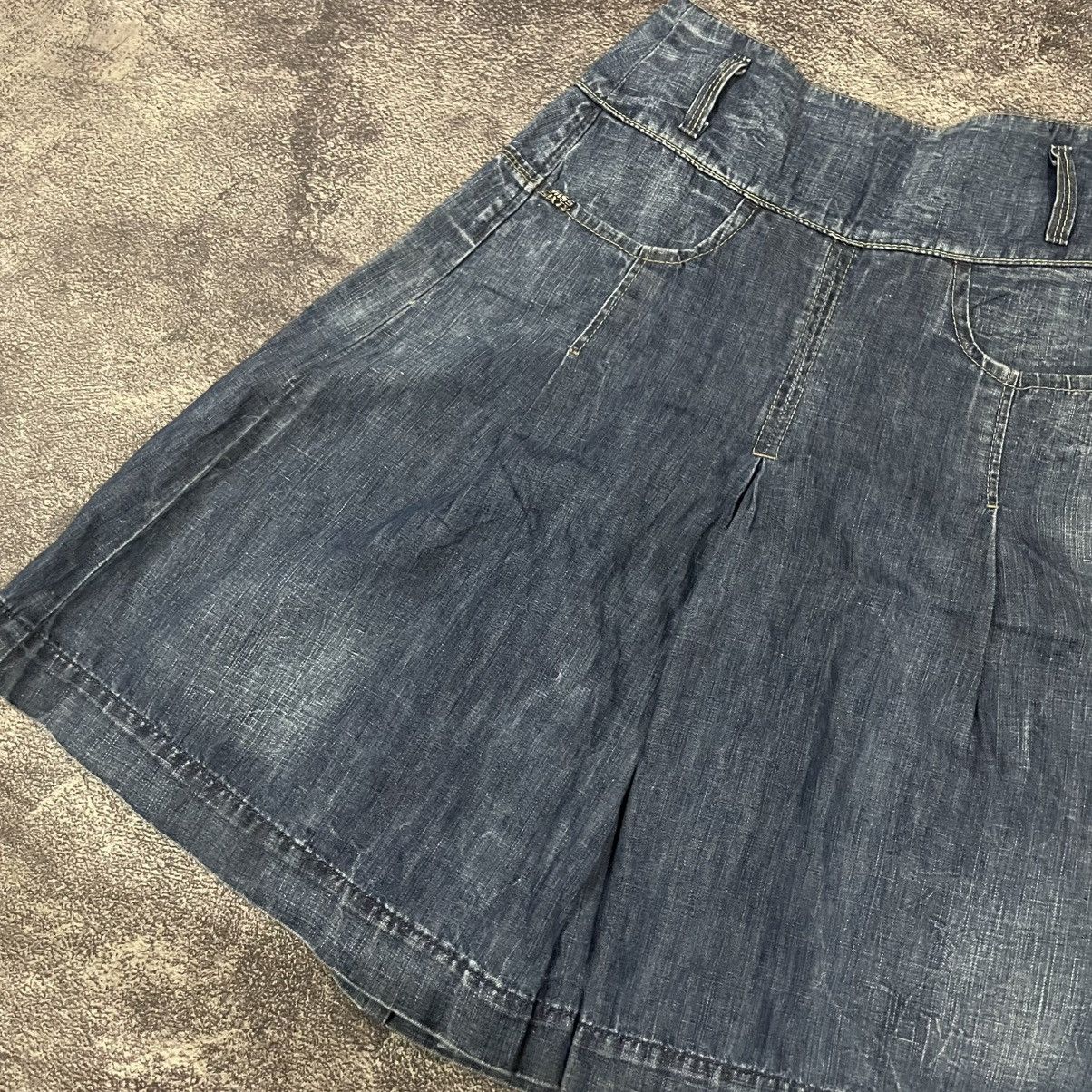 Designer × If Six Was Nine × Miss Sixty 00's Miss sixty midi skirt jeans Size 27" / US 4 / IT 40 - 5 Thumbnail