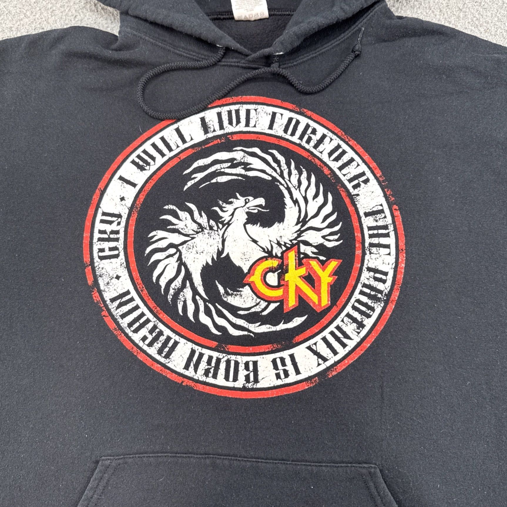 Jerzees VINTAGE CKY Camp Kill Yourself Jackass Bam Margera Hoodie Sweatshirt Sz XL RARE Size US XL / EU 56 / 4 - 2 Thumbnail