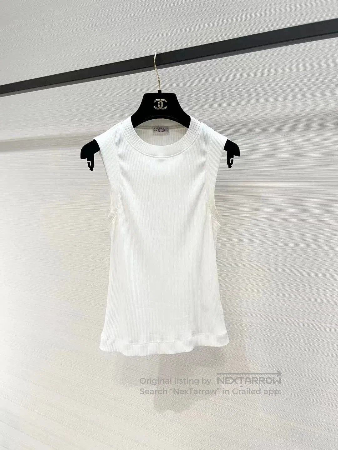 Brunello Cucinelli Brunello Cucinelli Sleeveless Studded Tank. Size US S / EU 44-46 / 1 - 1 Thumbnail