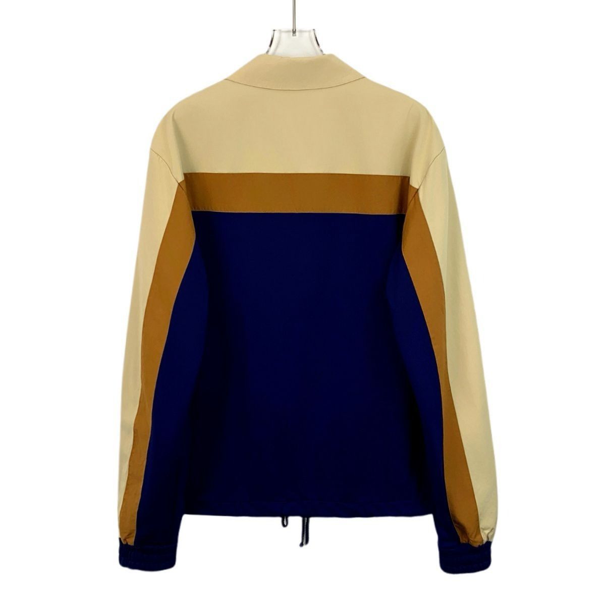 Gucci Gucci Mens Zip-Up Colorblock Jacket With Logo Patch - Size L Size US L / EU 52-54 / 3 - 2 Thumbnail
