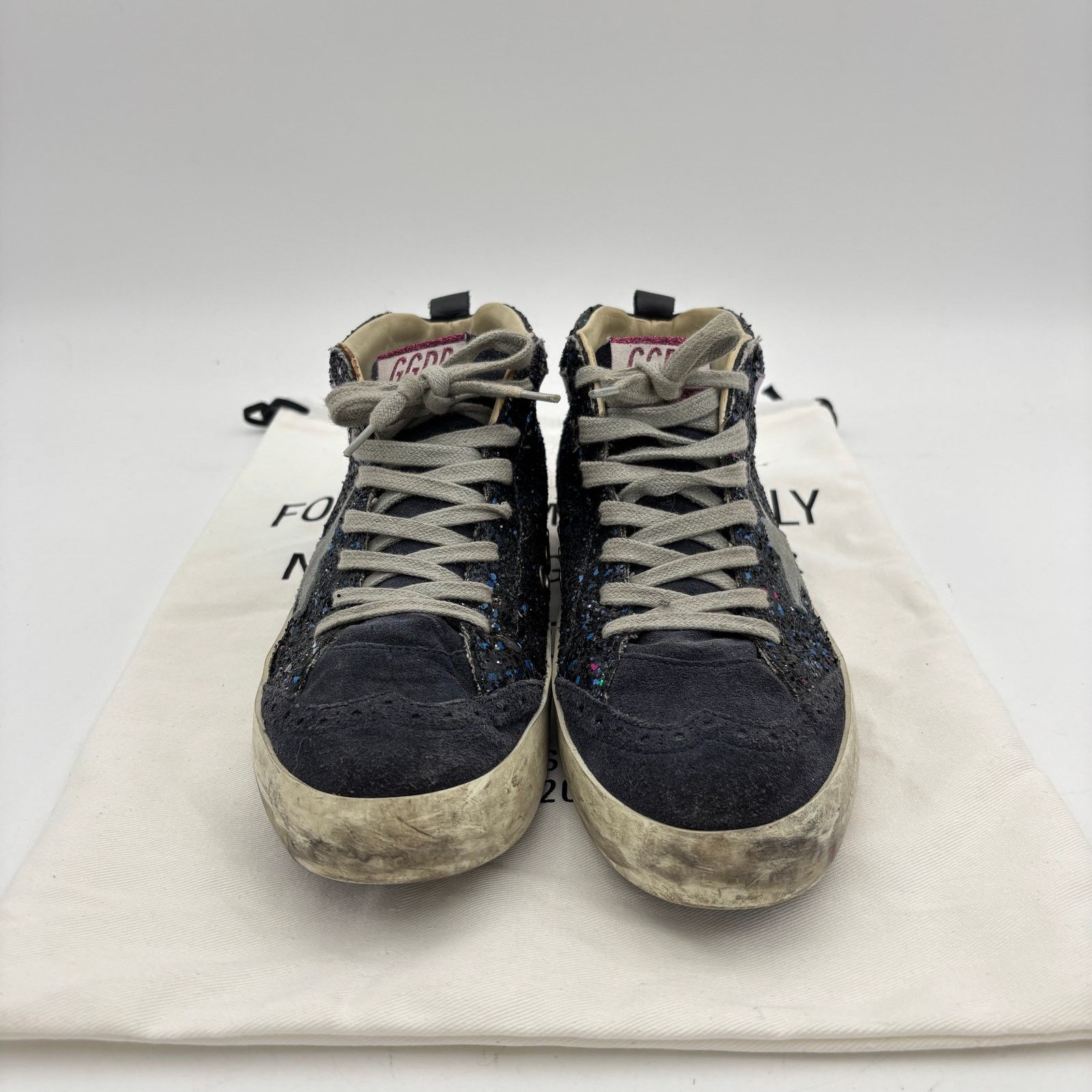 Golden Goose Golden Goose Midstar Glitter Sneakers Shoes Women's 37 US 7 Size US 7 / IT 37 - 2 Thumbnail