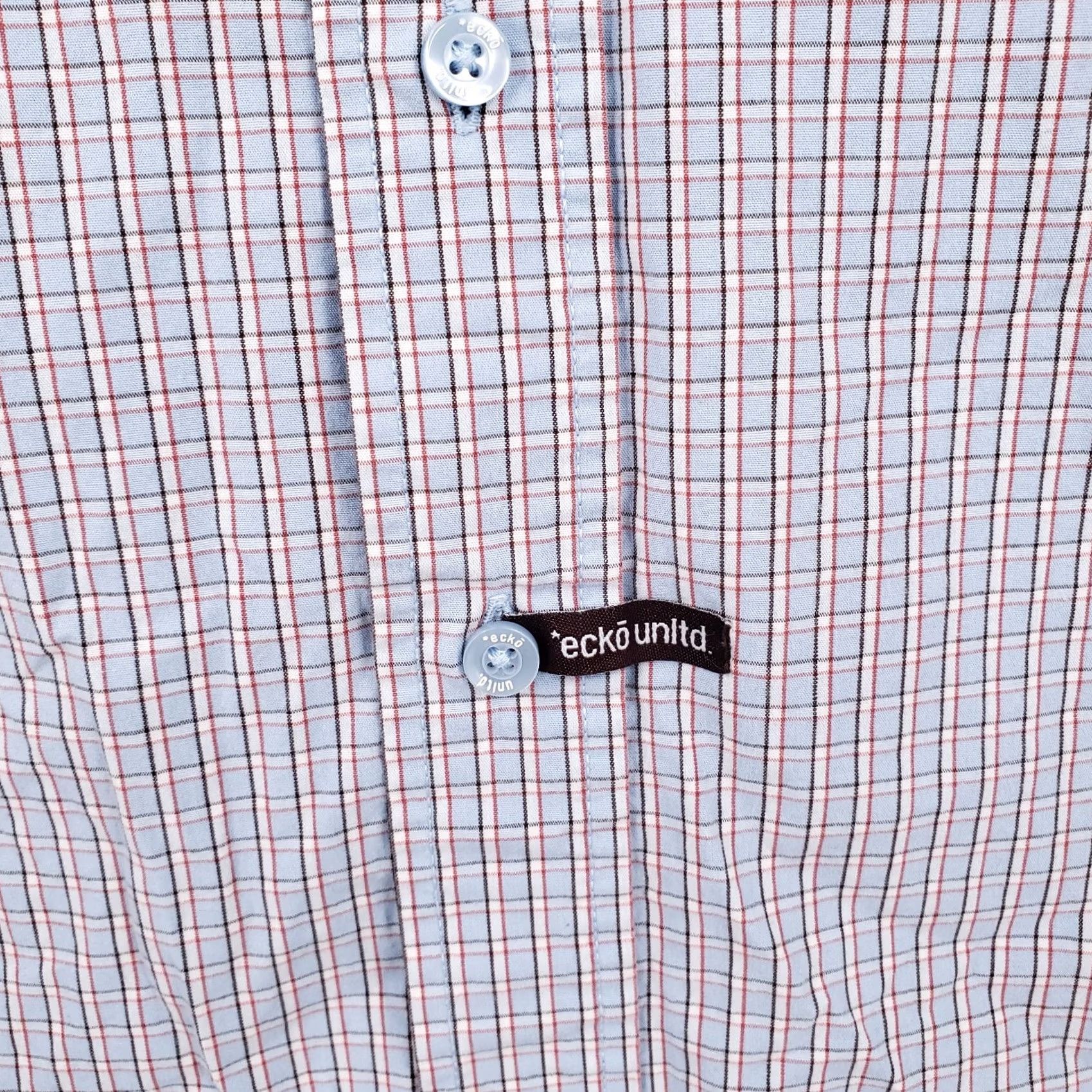 Ecko Unltd. VINTAGE Ecko Unltd Button-Up Shirt Men M Medium Blue Plaid Casual Short Sleeve Modern/Travel Womens? Size US M / EU 48-50 / 2 - 5 Thumbnail