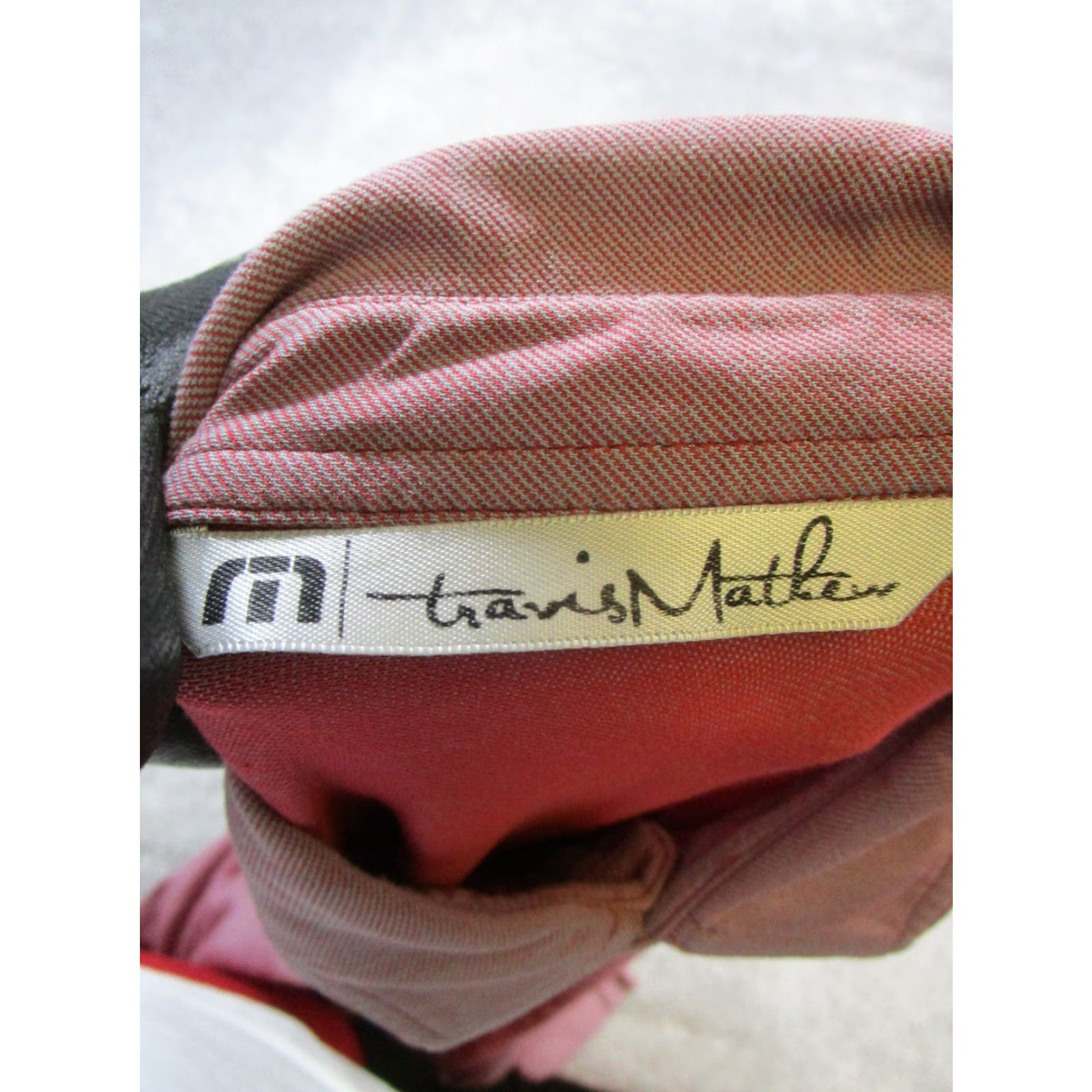 TravisMathew Travis Mathew Shirt Mens Large Pink Cotton Blend Golf Size US L / EU 52-54 / 3 - 3 Thumbnail