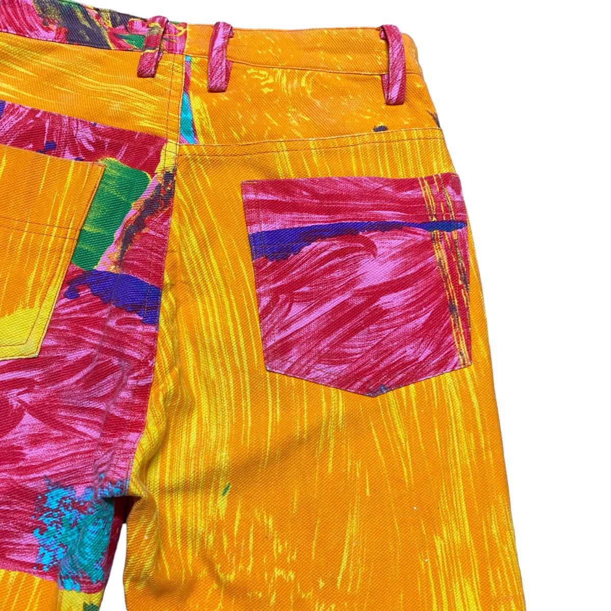 Issey Miyake Archive Issey Miyake Multi Colour Artisanal Painter Jeans Size 24" / US 00 / IT 34 - 10 Thumbnail