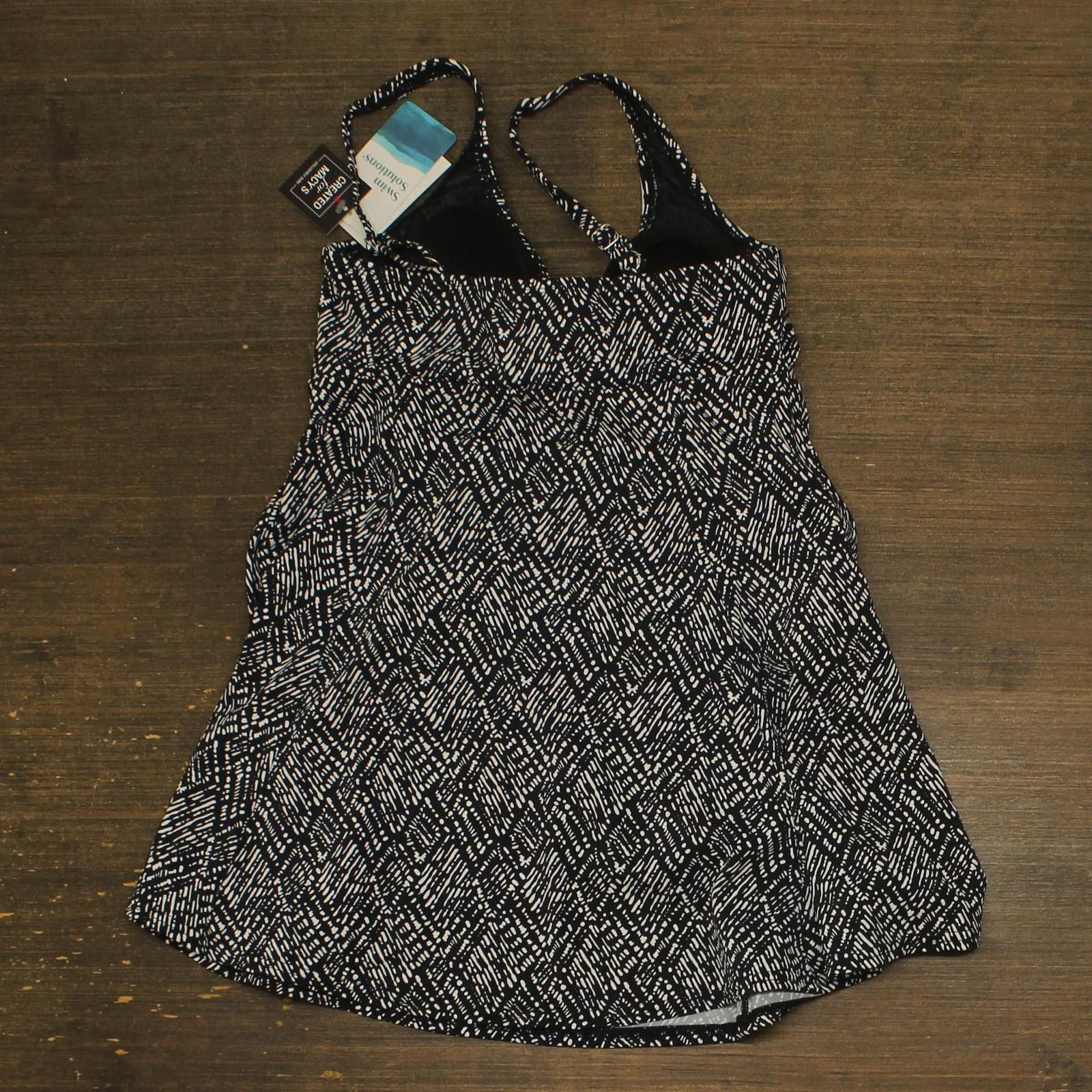 Other Nwt Swim Solutions Bow One Piece Swim Black / White 10 Size ONE SIZE - 2 Thumbnail