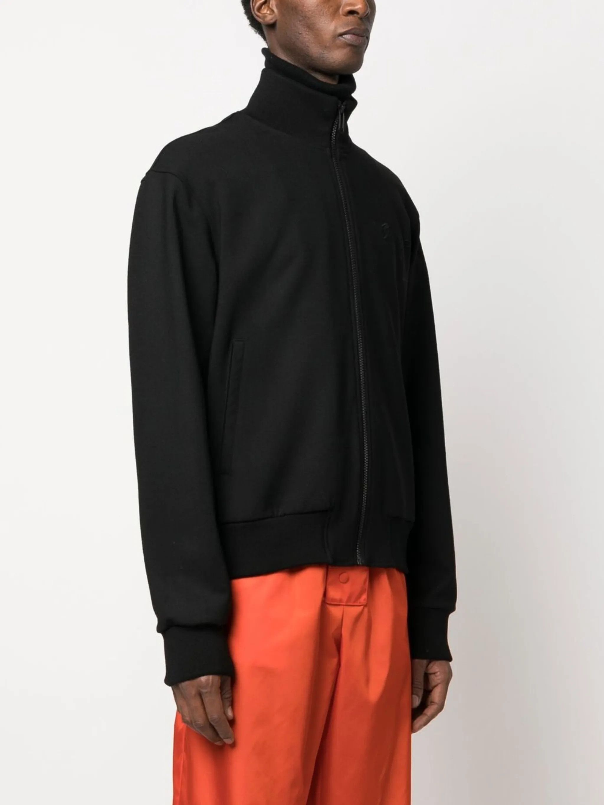 Off-White o1y0225 Logo Bomber Jacket in Black Size US M / EU 48-50 / 2 - 3 Thumbnail