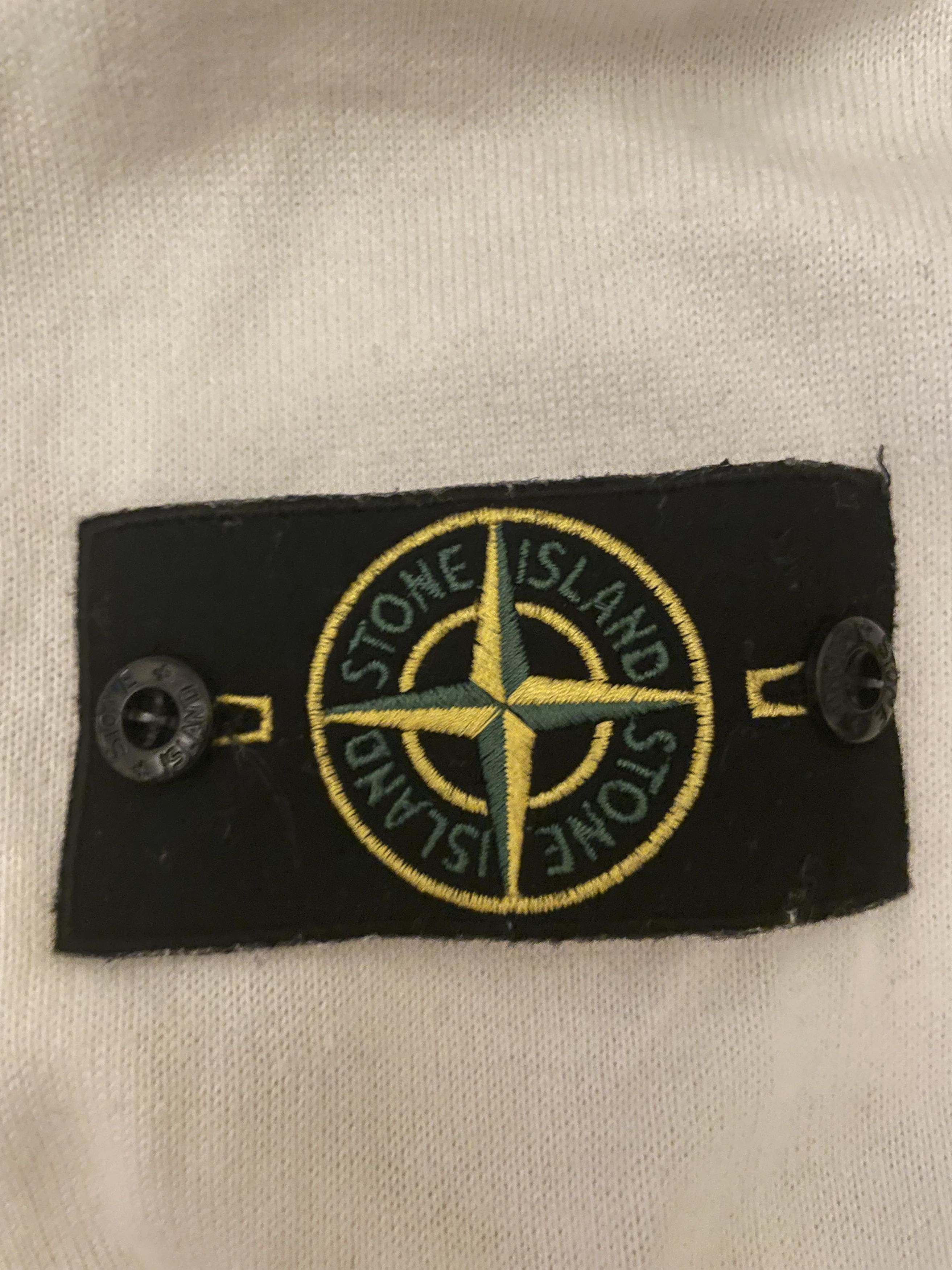 Stone Island Stone Island Patch White Knit Sweater Size US M / EU 48-50 / 2 - 2 Thumbnail