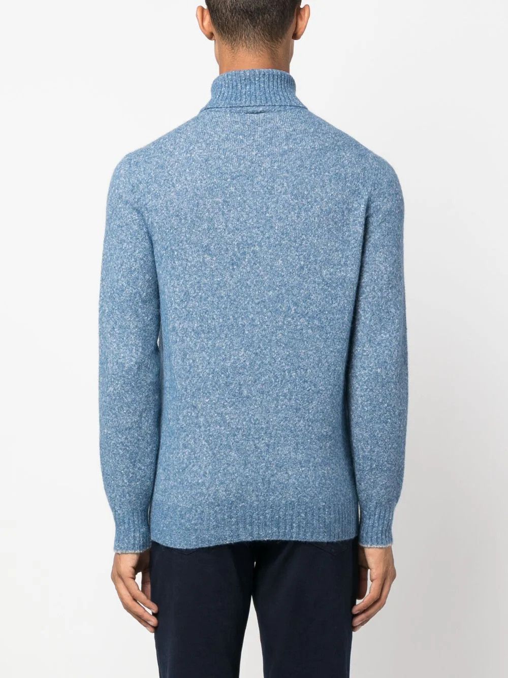 Brunello Cucinelli o1w1db10924 Turtleneck in Light Blue Size US XS / EU 42 / 0 - 4 Thumbnail