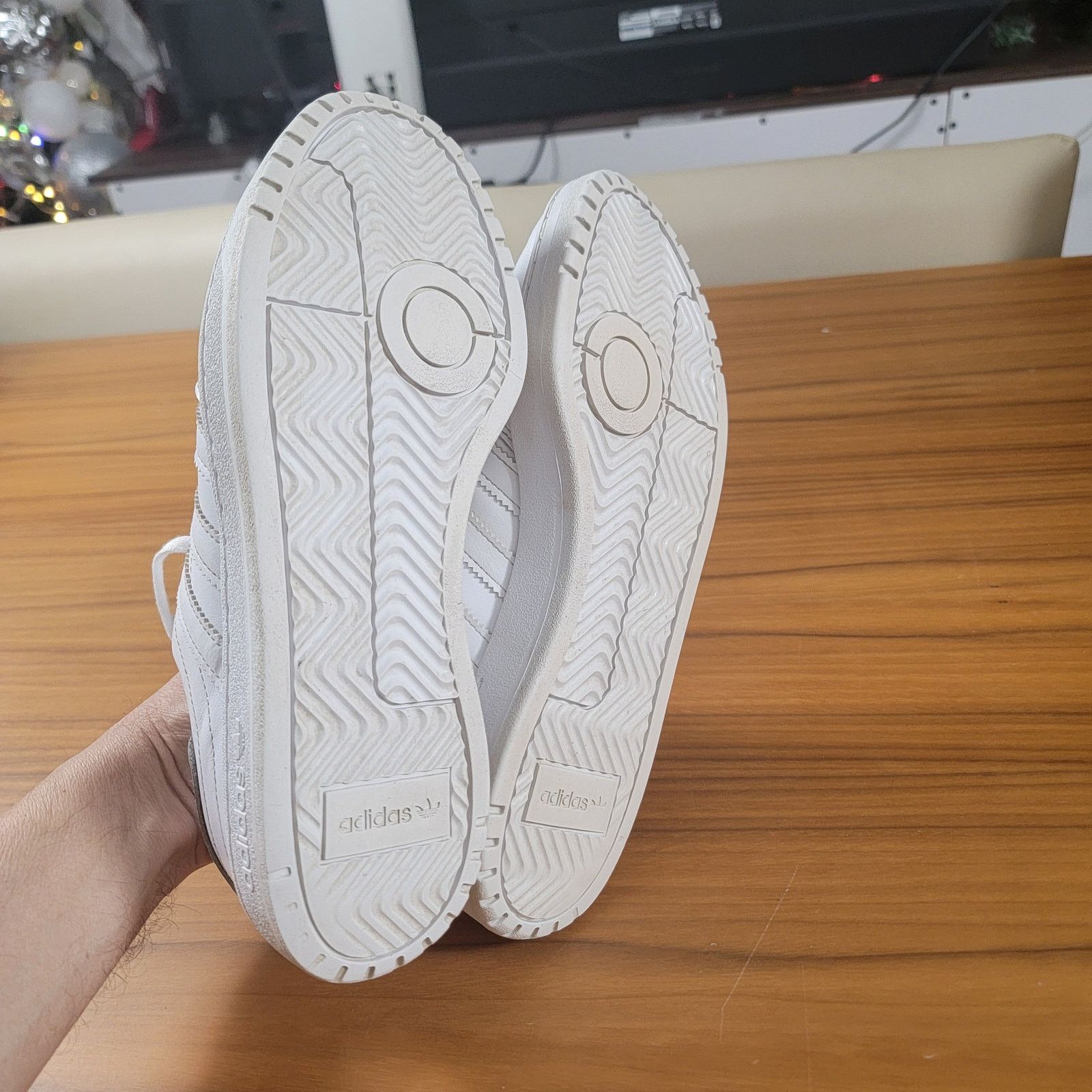Adidas Adidas Team Court 'Cloud White' Sz 8.5M/10W EF6049 (73) Size US 8.5 / EU 41-42 - 5 Thumbnail