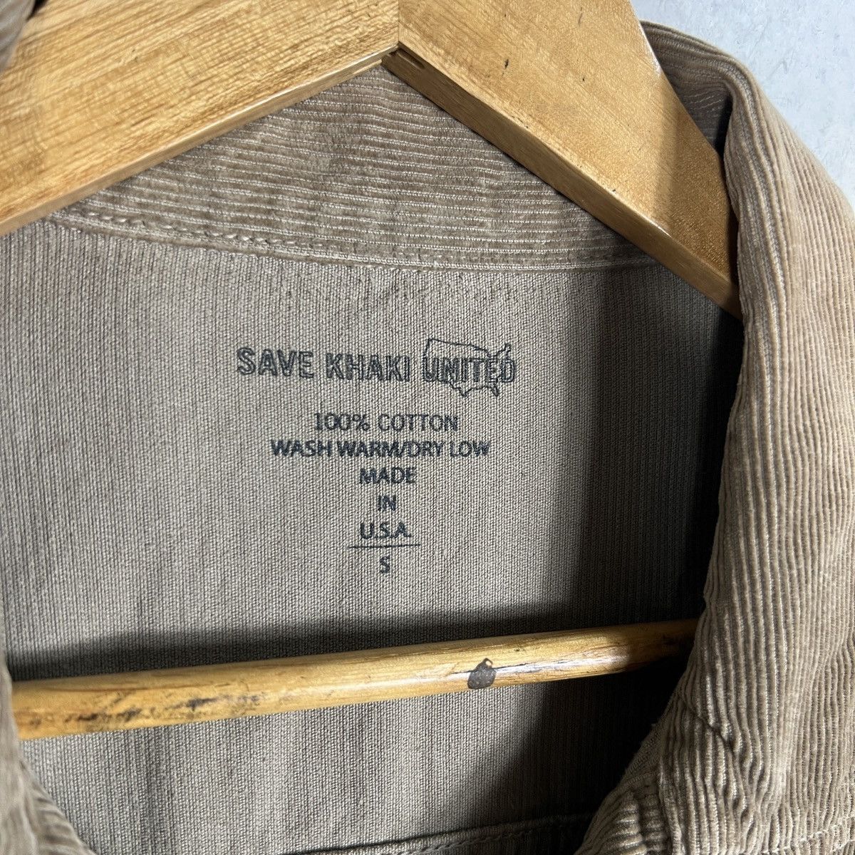 Save Khaki United 🔥 Save Khaki United Corduroy Trucker Jacket Made In Usa Size US S / EU 44-46 / 1 - 9 Thumbnail