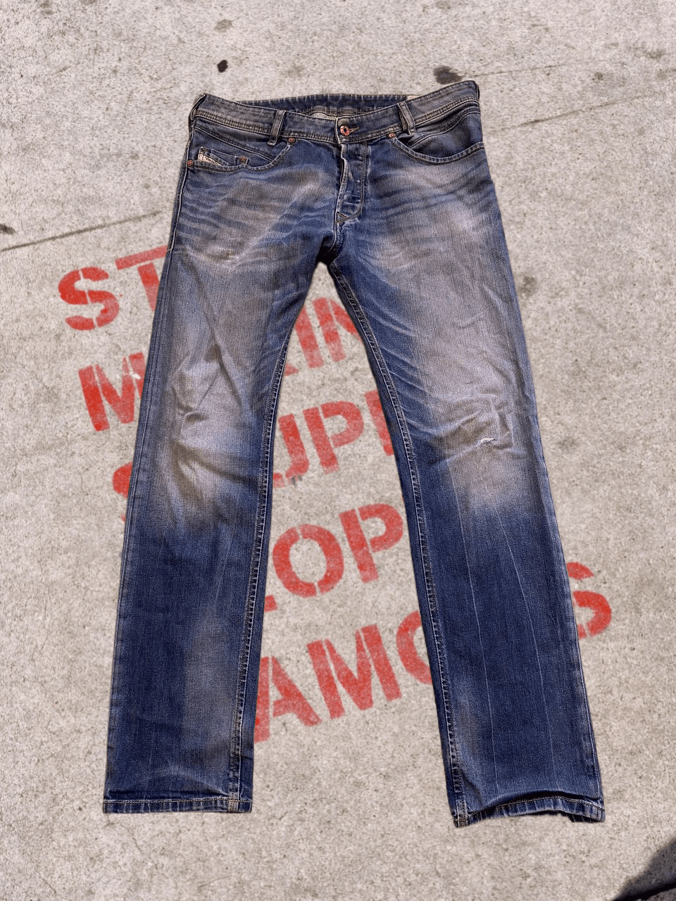 Diesel VINTAGE DIESEL JEANS PANTS Size 32" / US 10 / IT 46 - 1 Thumbnail