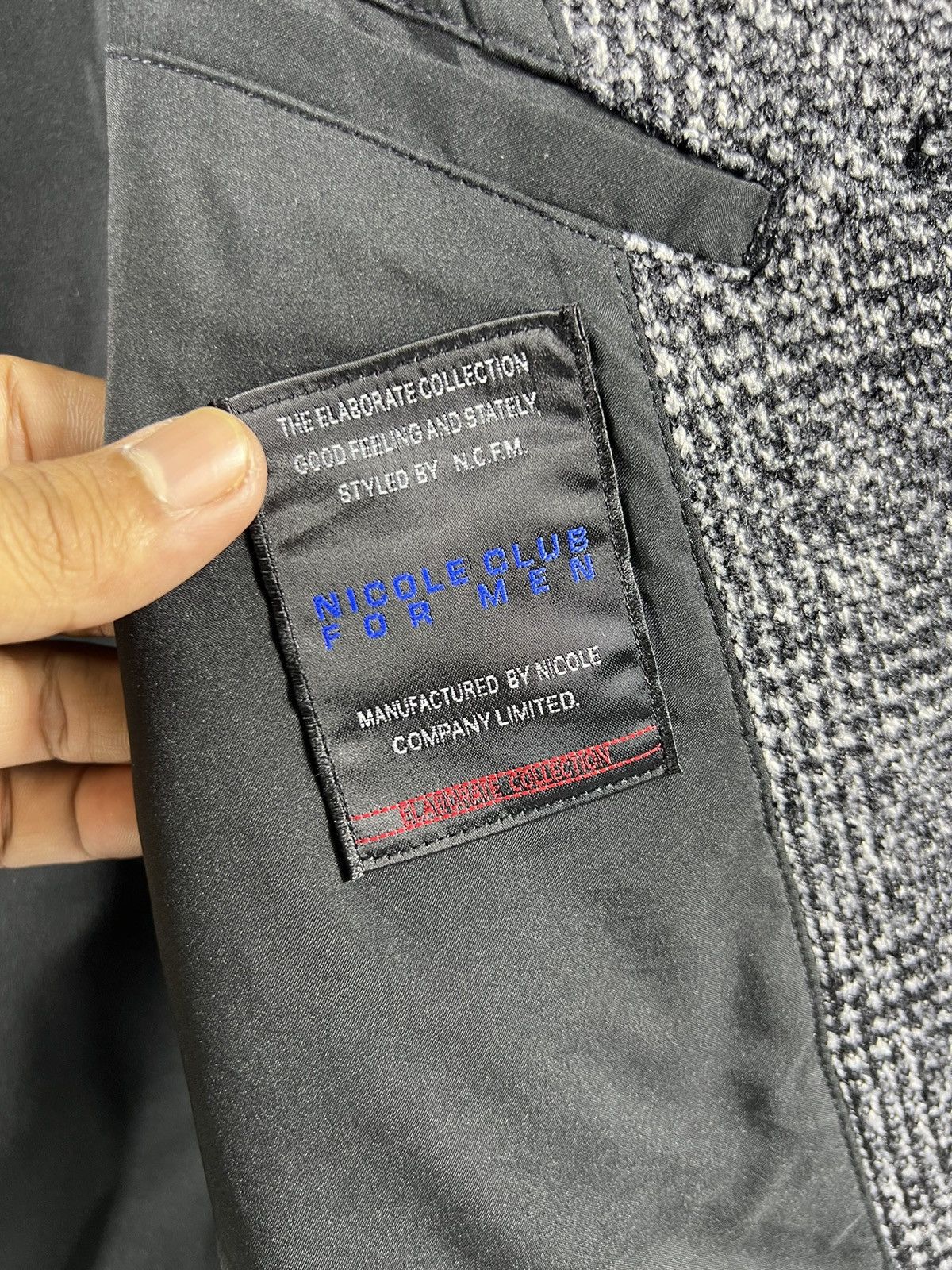 Nicole Club 🔥 Japan Nicole Club For men Nehru Jacket Size US S / EU 44-46 / 1 - 9 Thumbnail