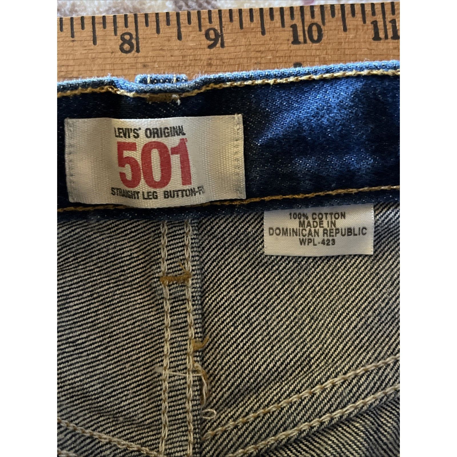 Levi's Vtg Levis 501xx Jeans Blue Denim Button Med Wash Mens 32x31 Size US 32 / EU 48 - 3 Thumbnail