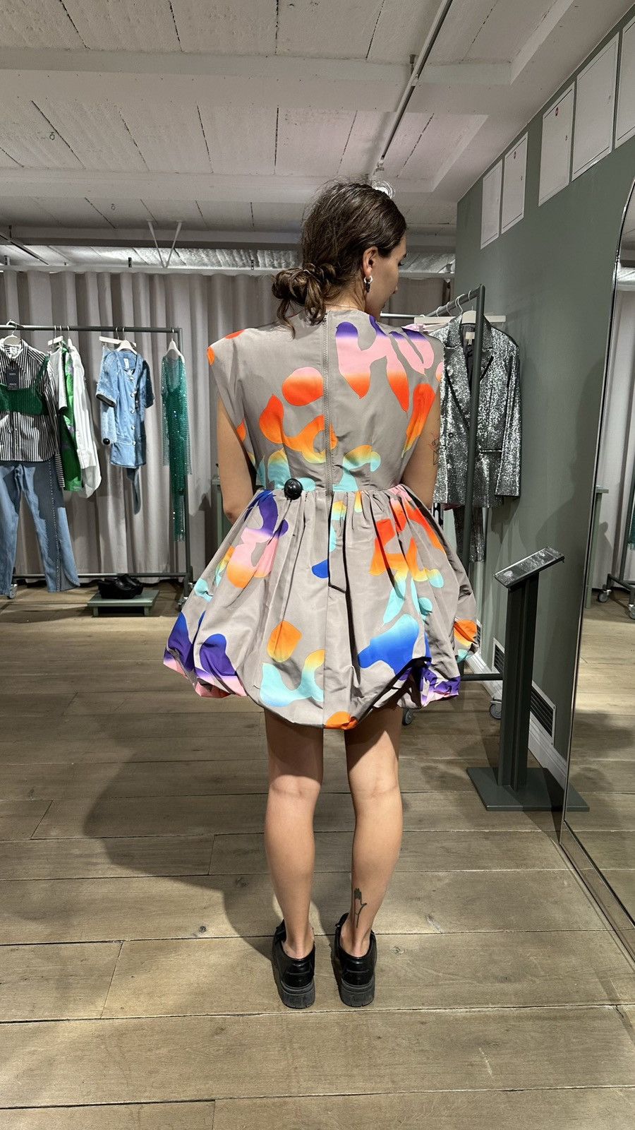 H&M Rare H&M studio 2021 graffiti dress Size S / US 4 / IT 40 - 3 Thumbnail