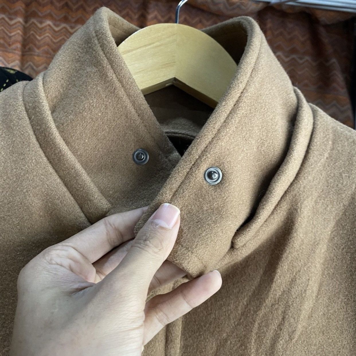 Katharine Hamnett London Vintage Katharine Hamnett London Wool Funnel NeckFieldJacket Size US L / EU 52-54 / 3 - 15 Thumbnail