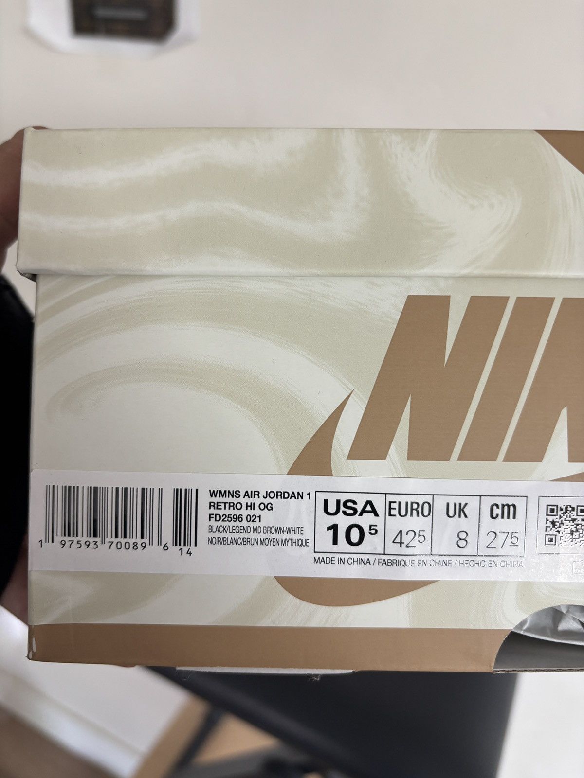 Jordan Brand Jordan 1 High OG W Latte Size US 9 / EU 42 - 10 Thumbnail