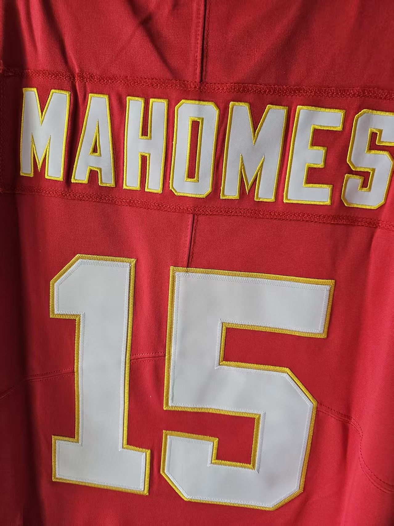 NFL Kansas City Chiefs 15 Patrick Mahomes Jersey Red Size US M / EU 48-50 / 2 - 3 Thumbnail